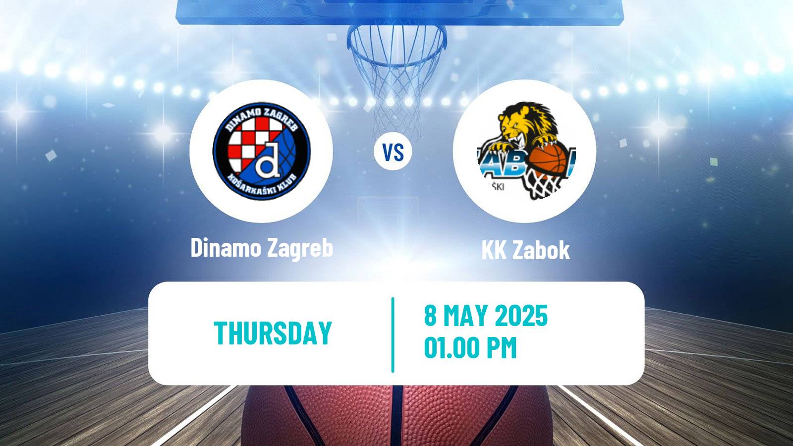 Basketball Croatian Premijer Liga Basketball Dinamo Zagreb - Zabok