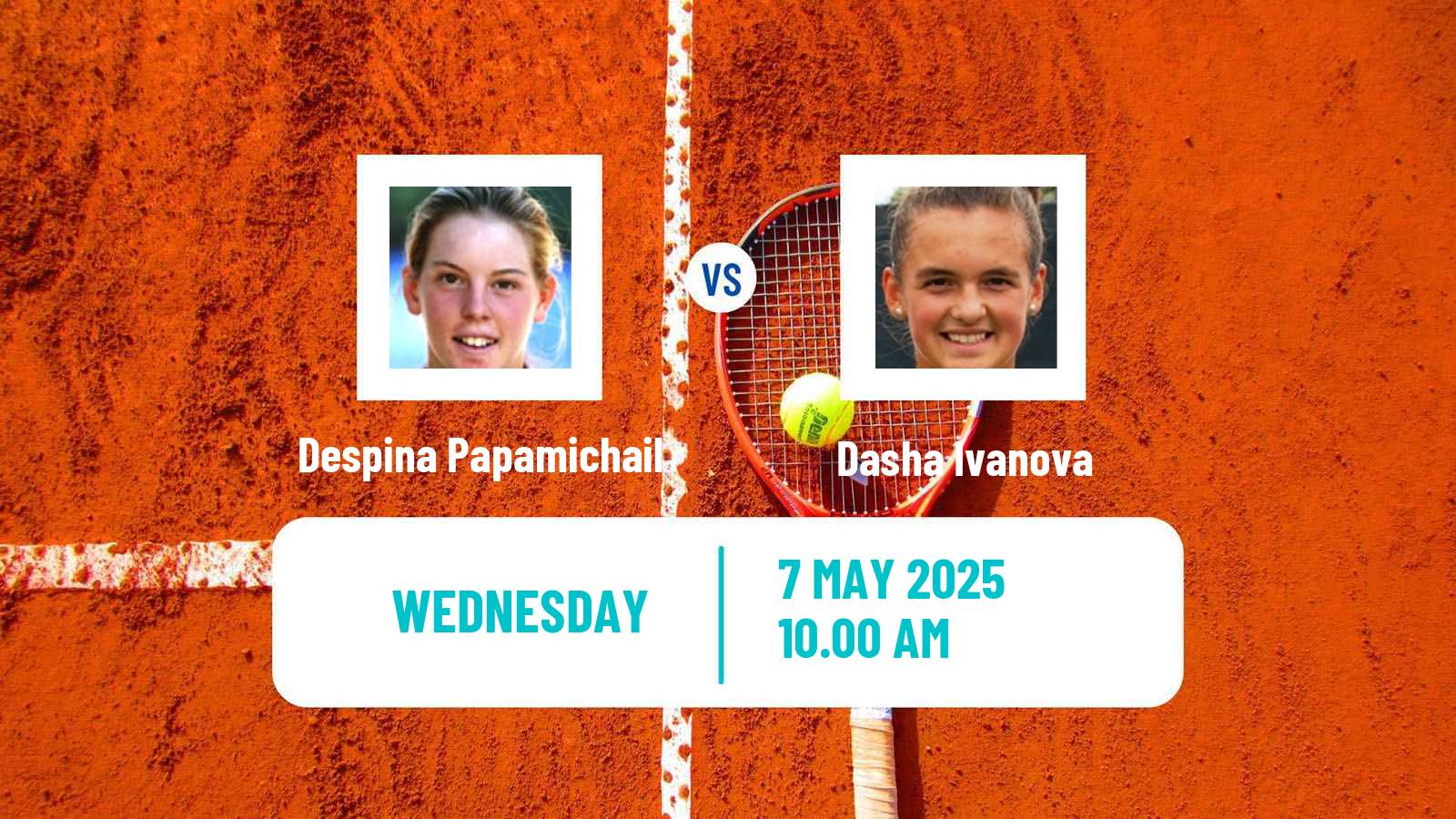 Tennis ITF W35 Boca Raton Fl 3 Women 2025 Despina Papamichail - Dasha Ivanova