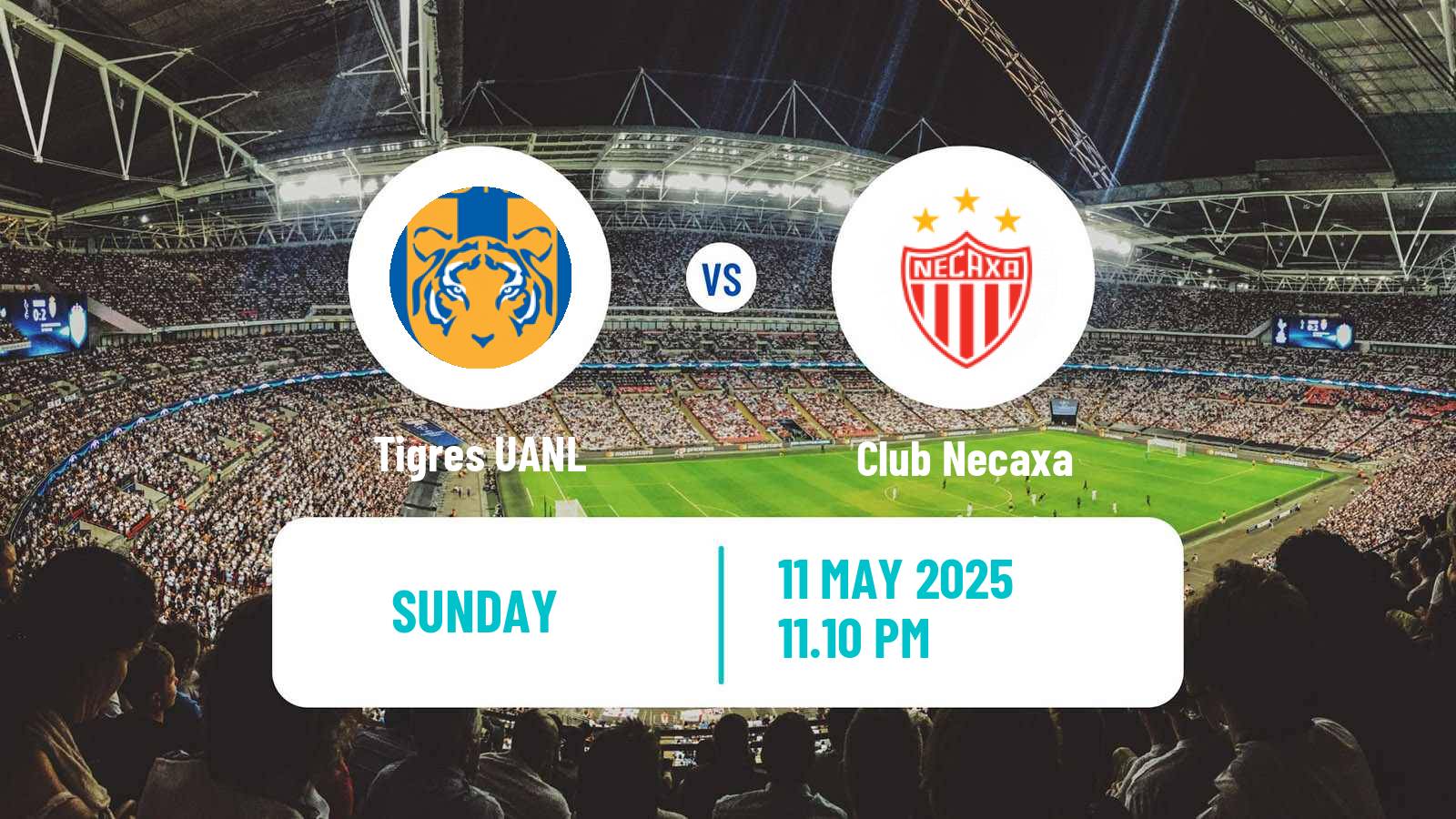 Soccer Mexican Liga MX Tigres UANL - Necaxa