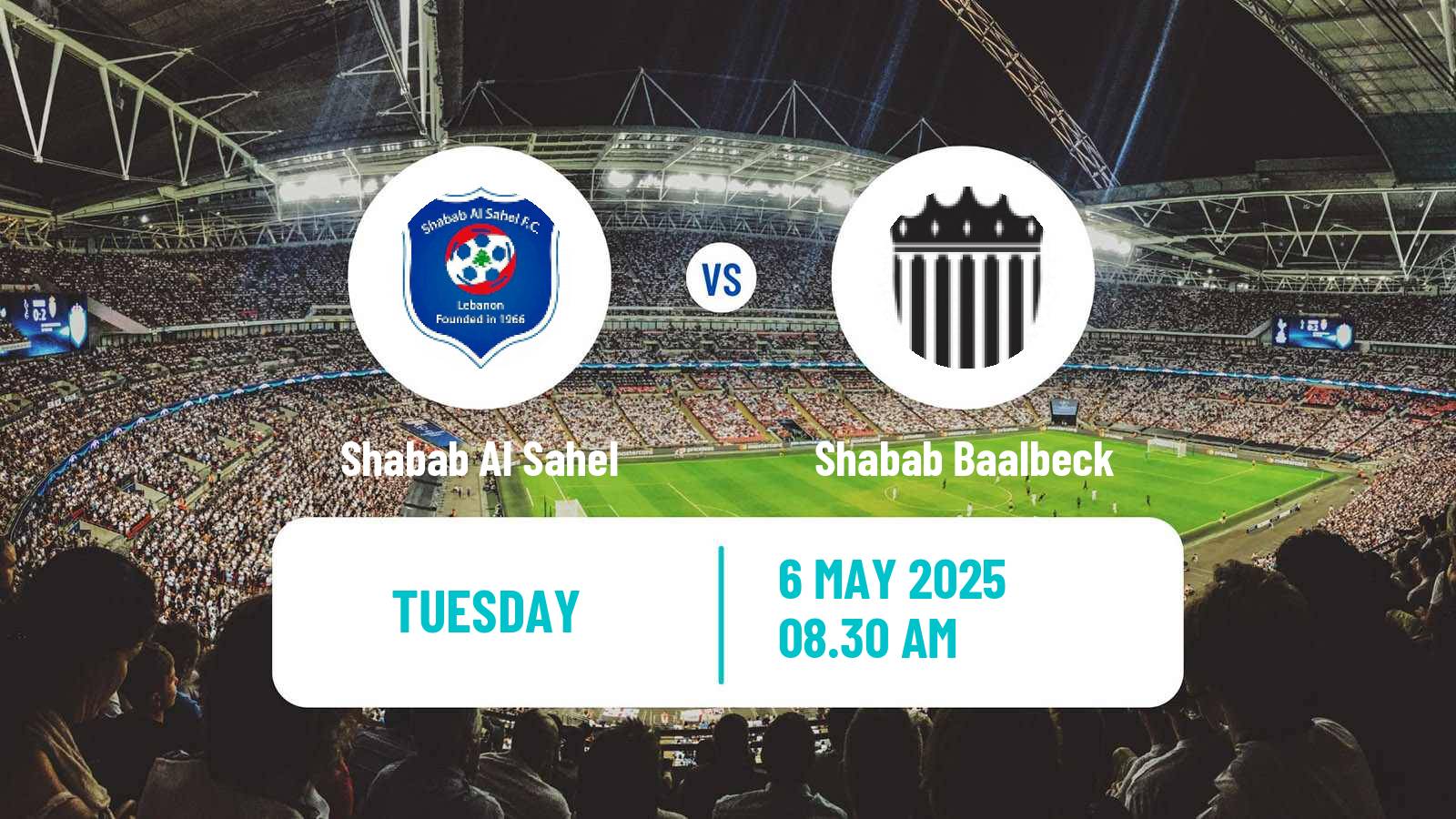 Soccer Lebanese Premier League Shabab Al Sahel - Shabab Baalbeck
