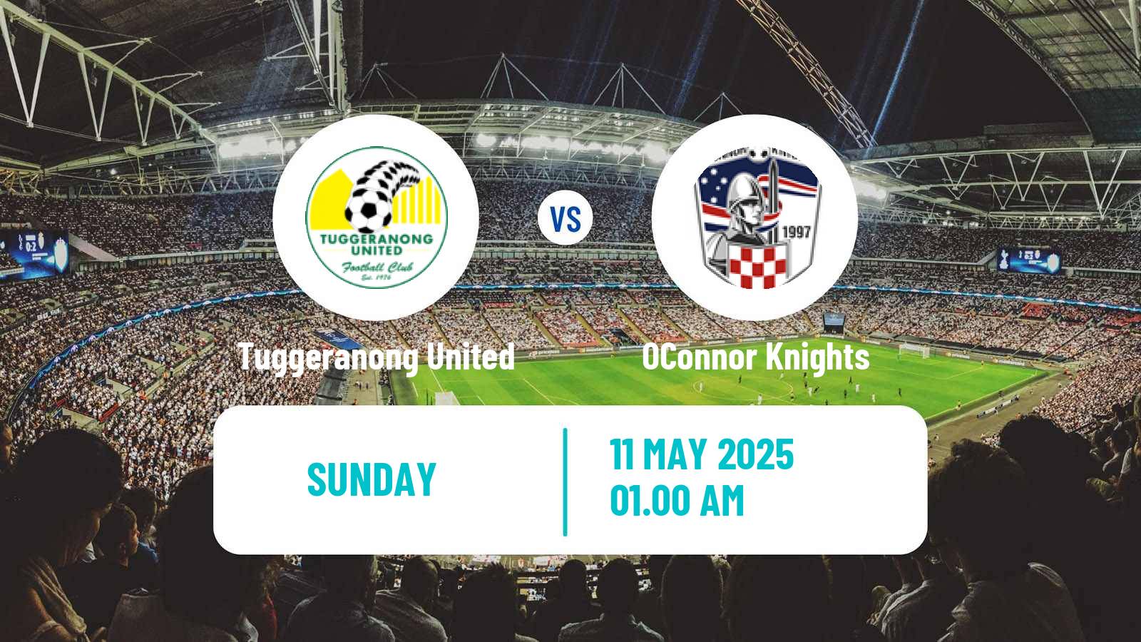 Soccer Australian NPL ACT Tuggeranong United - OConnor Knights