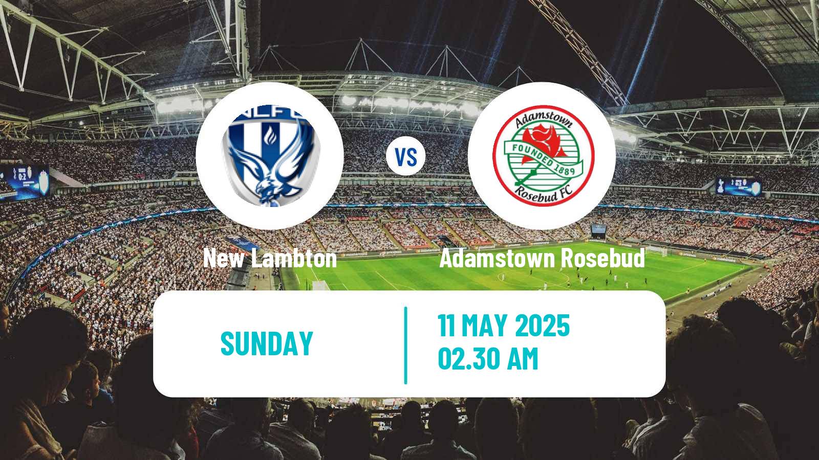 Soccer Australian NPL Northern NSW New Lambton - Adamstown Rosebud