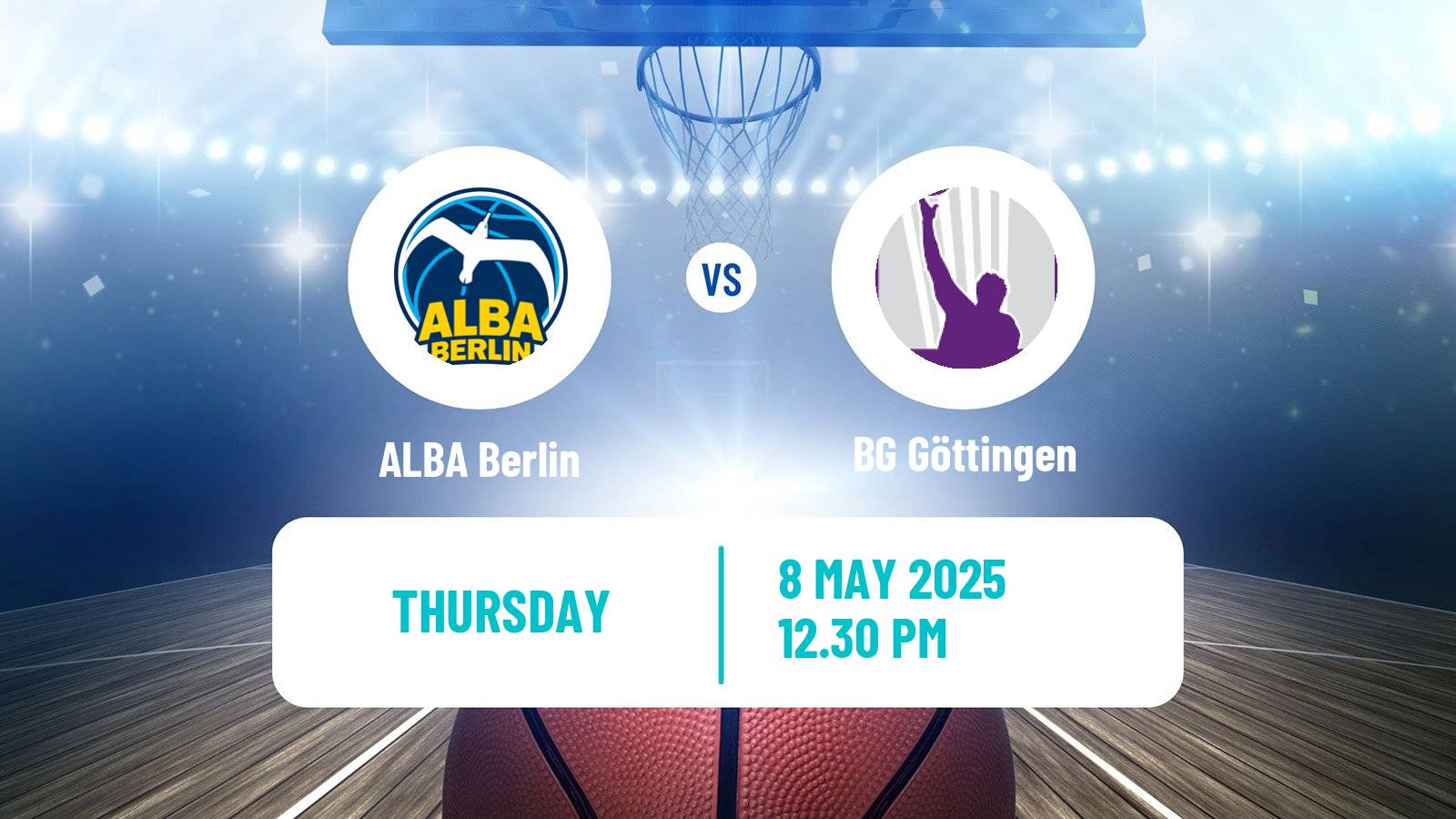 Basketball German BBL ALBA Berlin - BG Göttingen