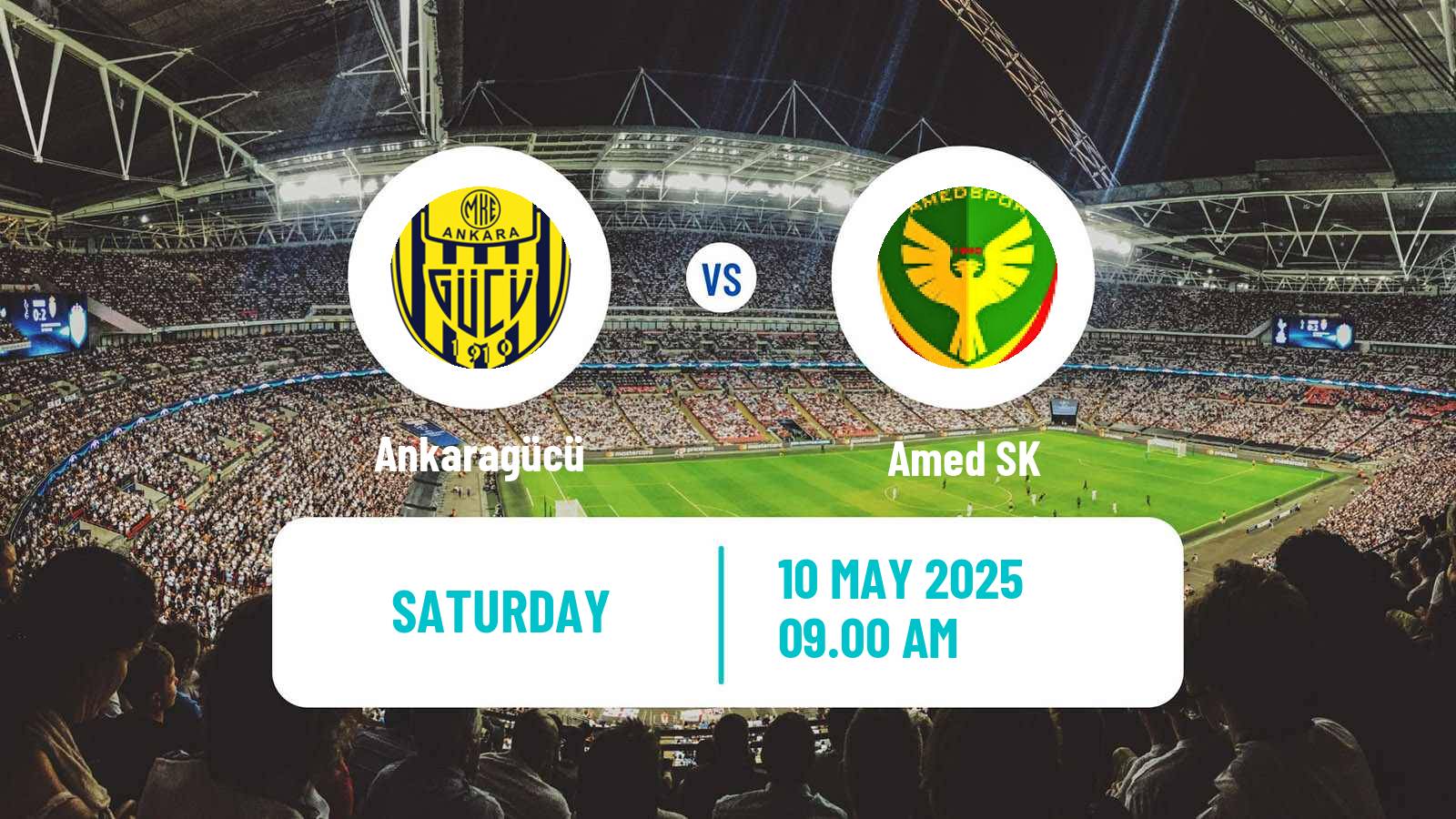 Soccer Turkish First League Ankaragücü - Amed SK