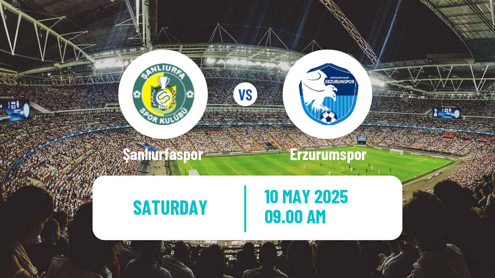 Soccer Turkish First League Şanlıurfaspor - Erzurumspor