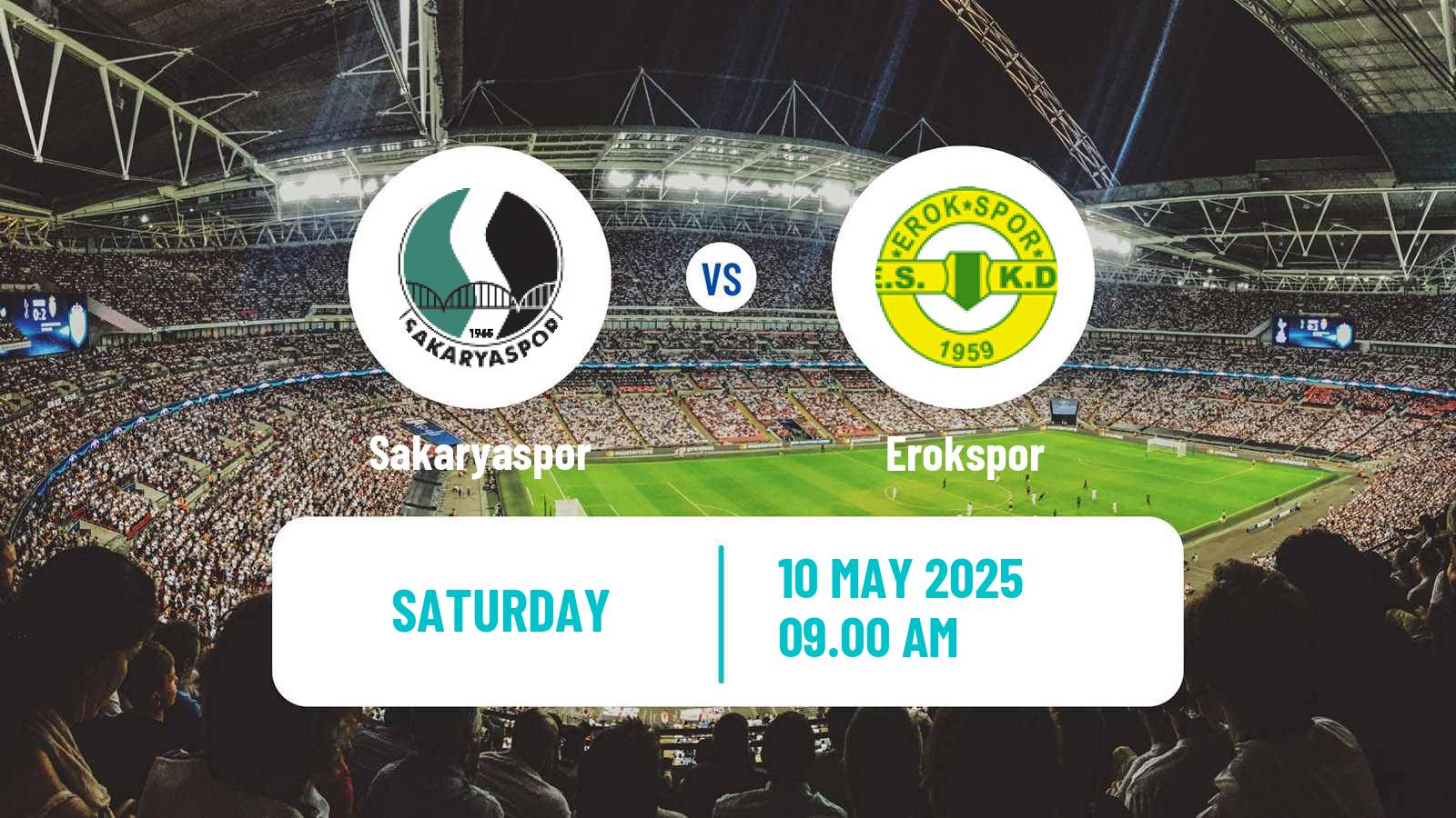 Soccer Turkish First League Sakaryaspor - Erokspor