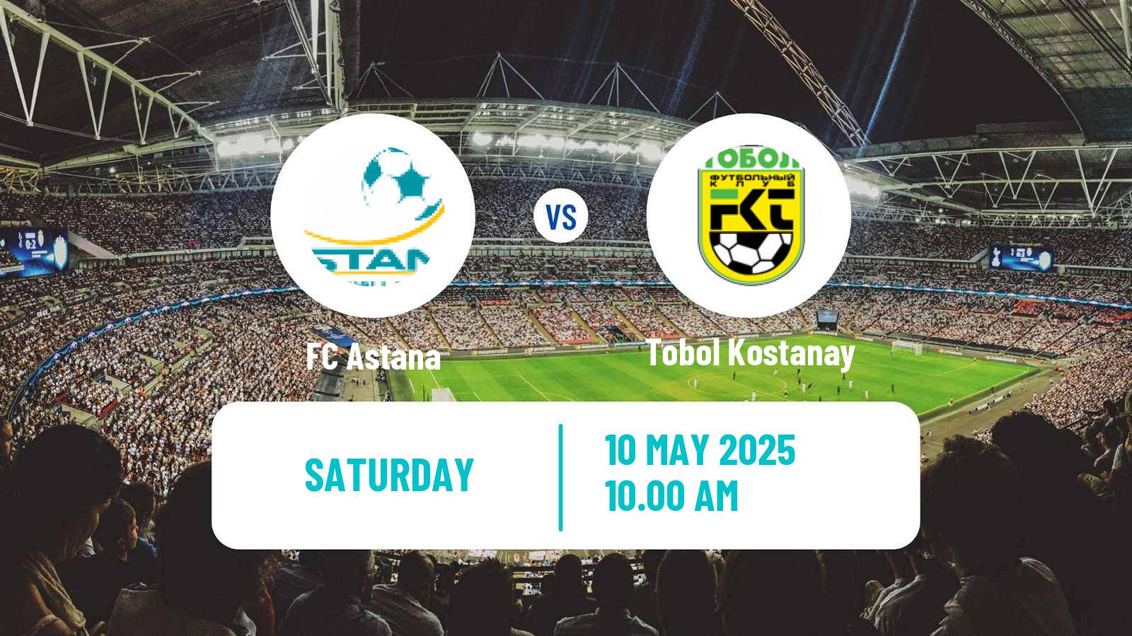 Soccer Kazakh Premier League Astana - Tobol Kostanay