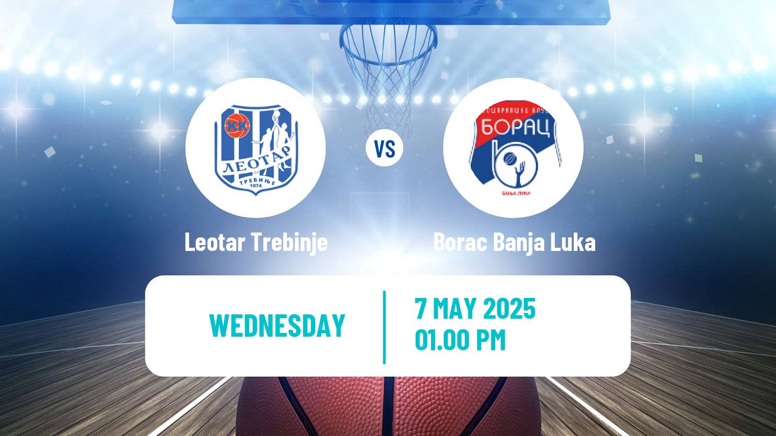 Basketball Bosnian Prvenstvo Basketball Leotar Trebinje - Borac Banja Luka