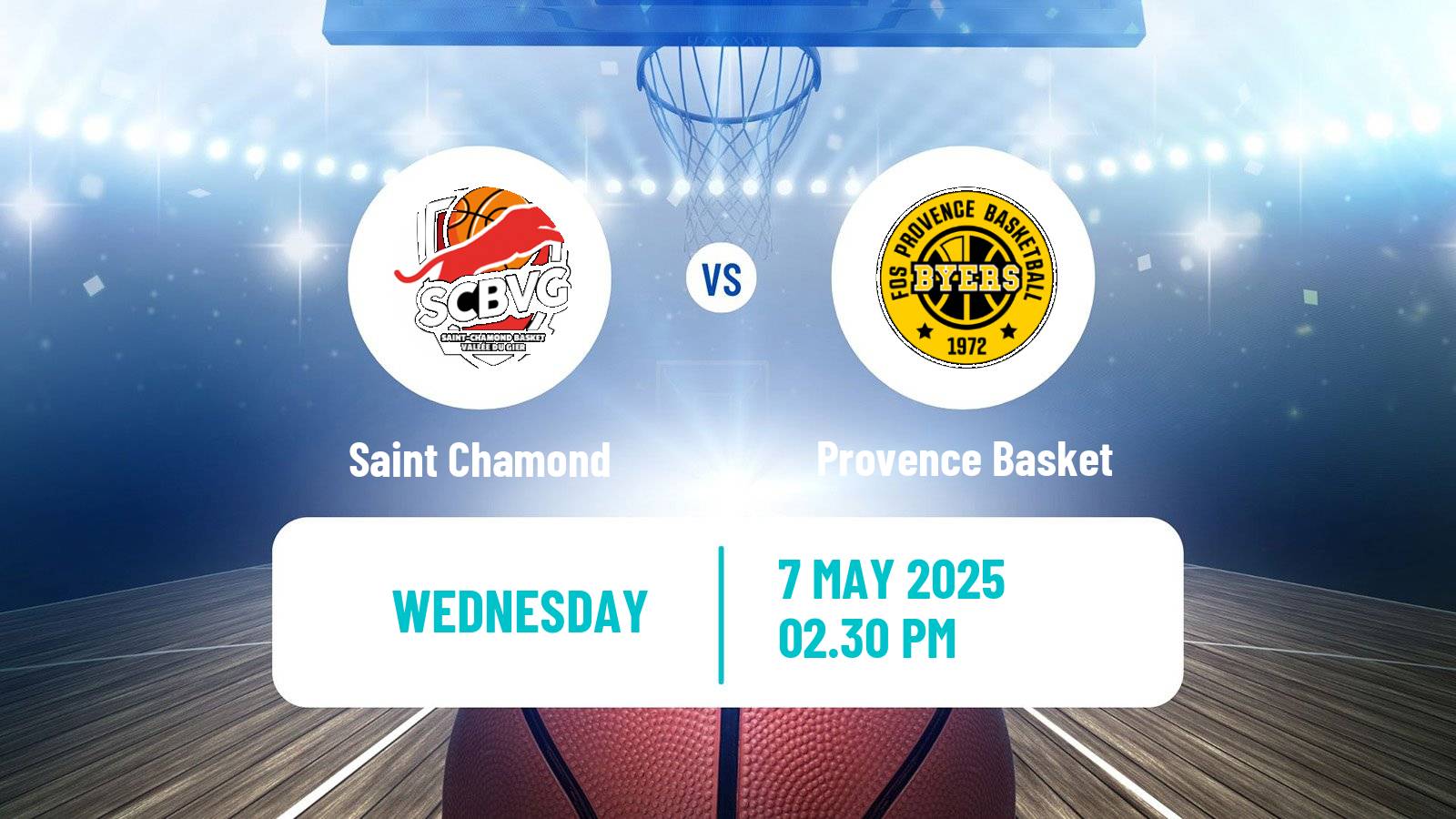 Basketball French LNB Pro B Saint Chamond - Provence Basket