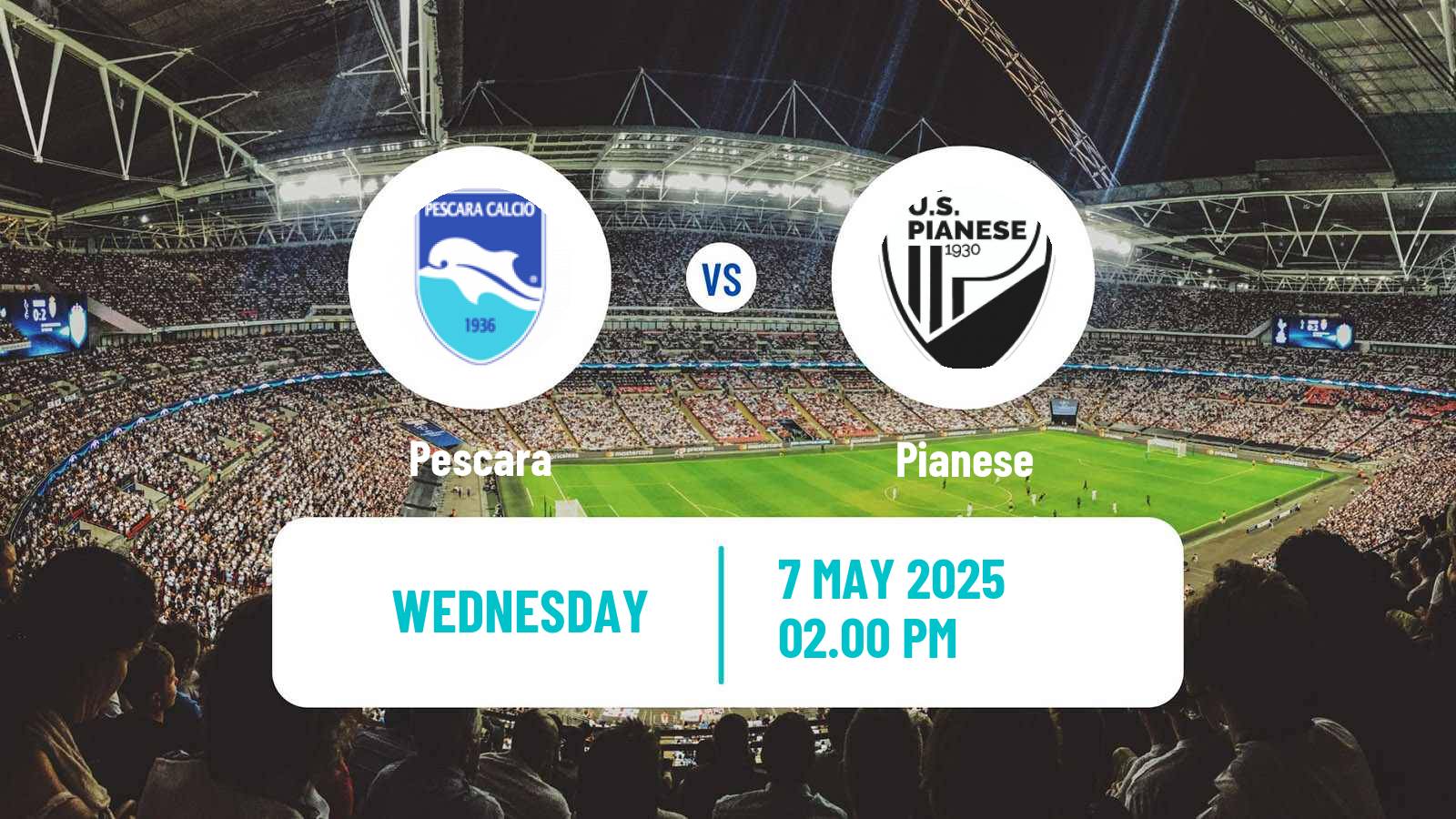 Soccer Italian Serie C Group A Pescara - Pianese