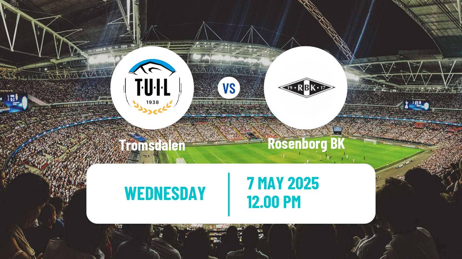 Soccer Norwegian NM Cup Tromsdalen - Rosenborg