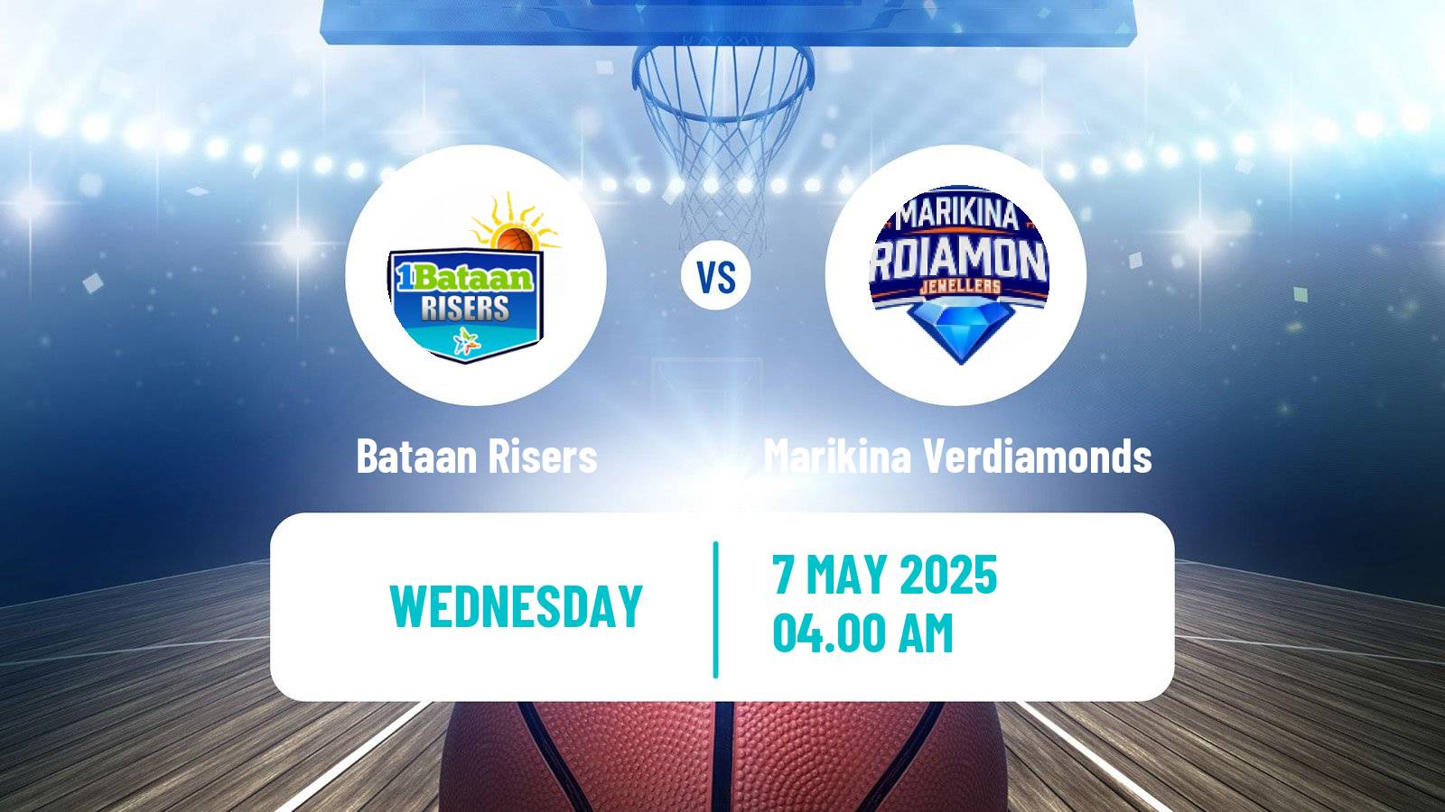 Basketball Philippines MBPL  Bataan Risers - Marikina Verdiamonds
