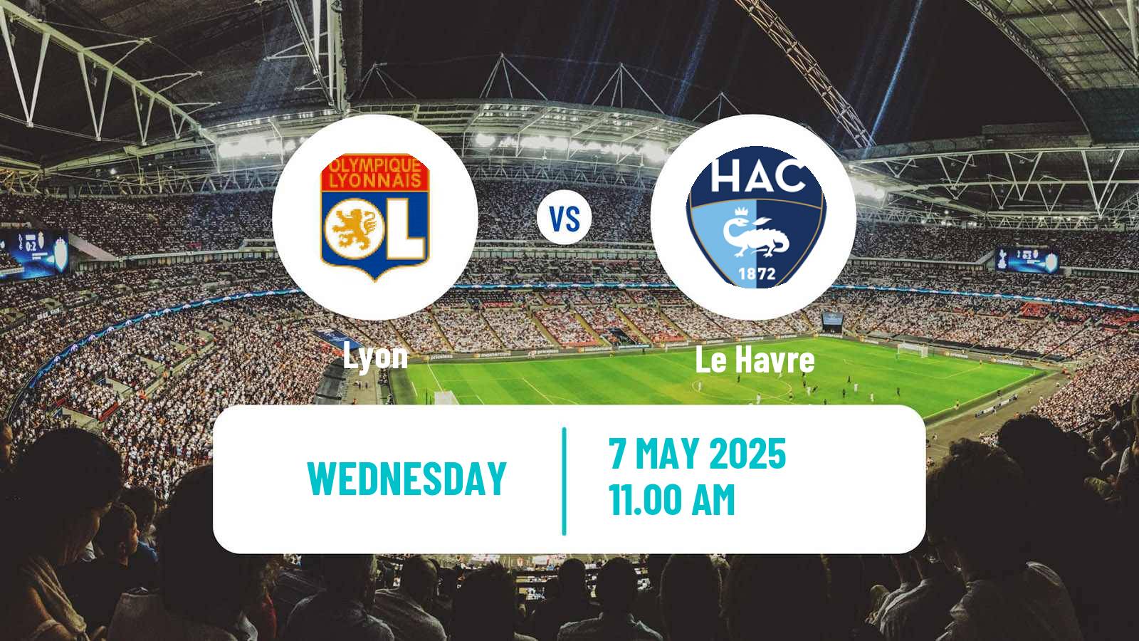 Soccer French Division 1 Women Lyon - Le Havre