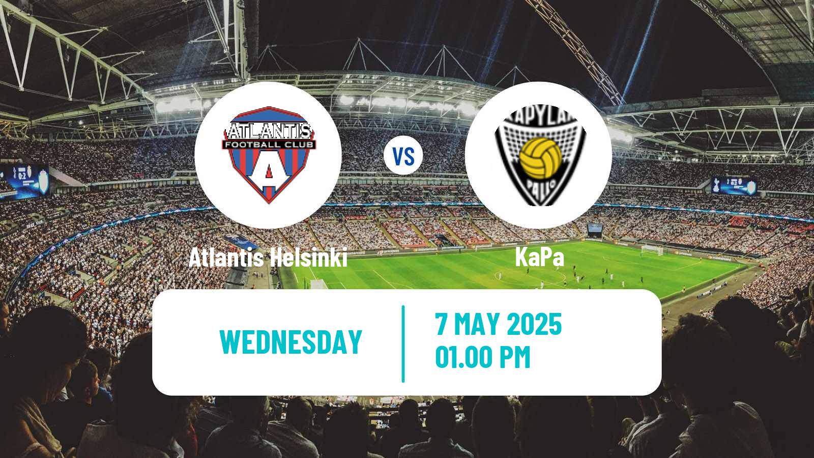 Soccer Finnish Cup Atlantis Helsinki - KaPa