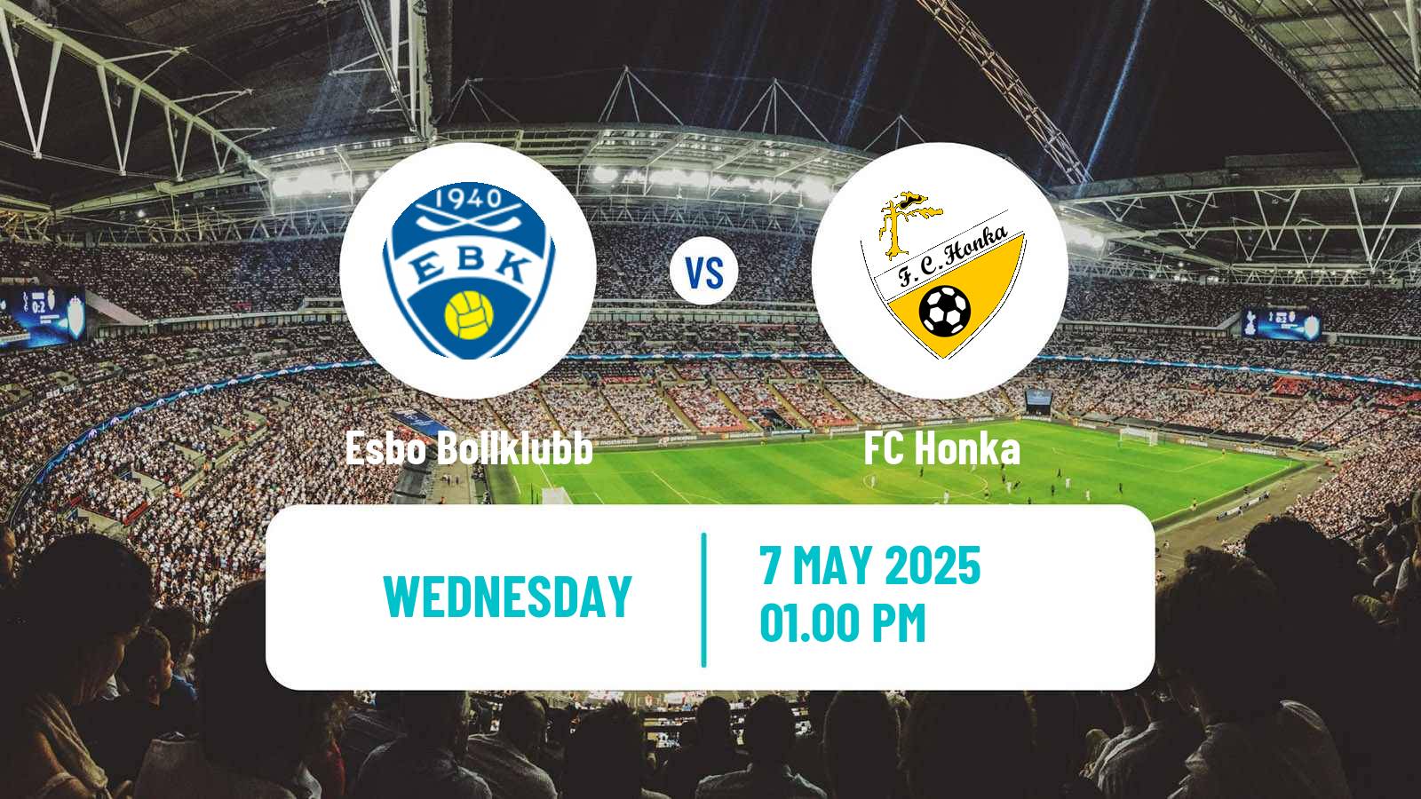 Soccer Finnish Cup Esbo Bollklubb - Honka