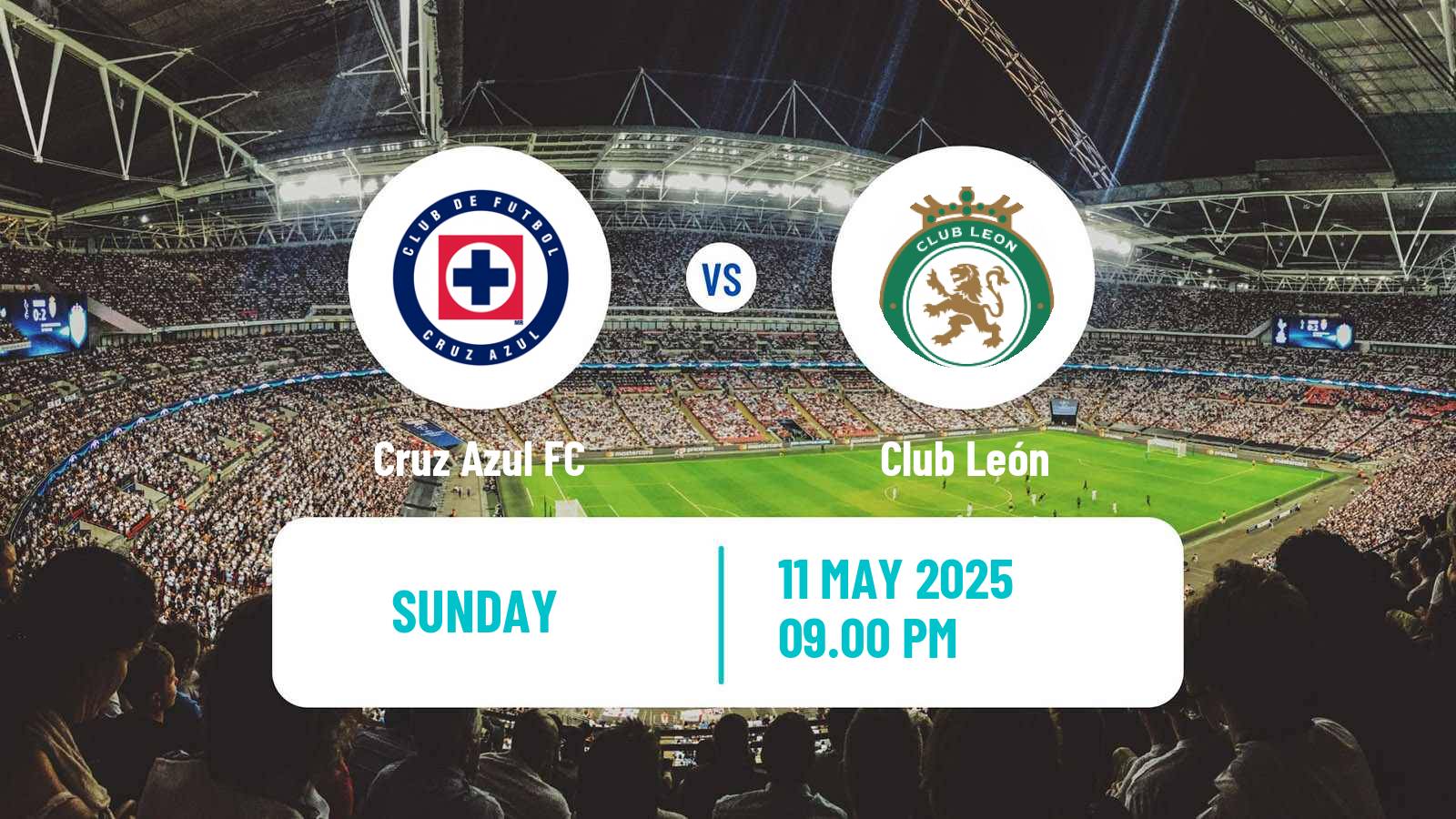 Soccer Mexican Liga MX Cruz Azul - Club León