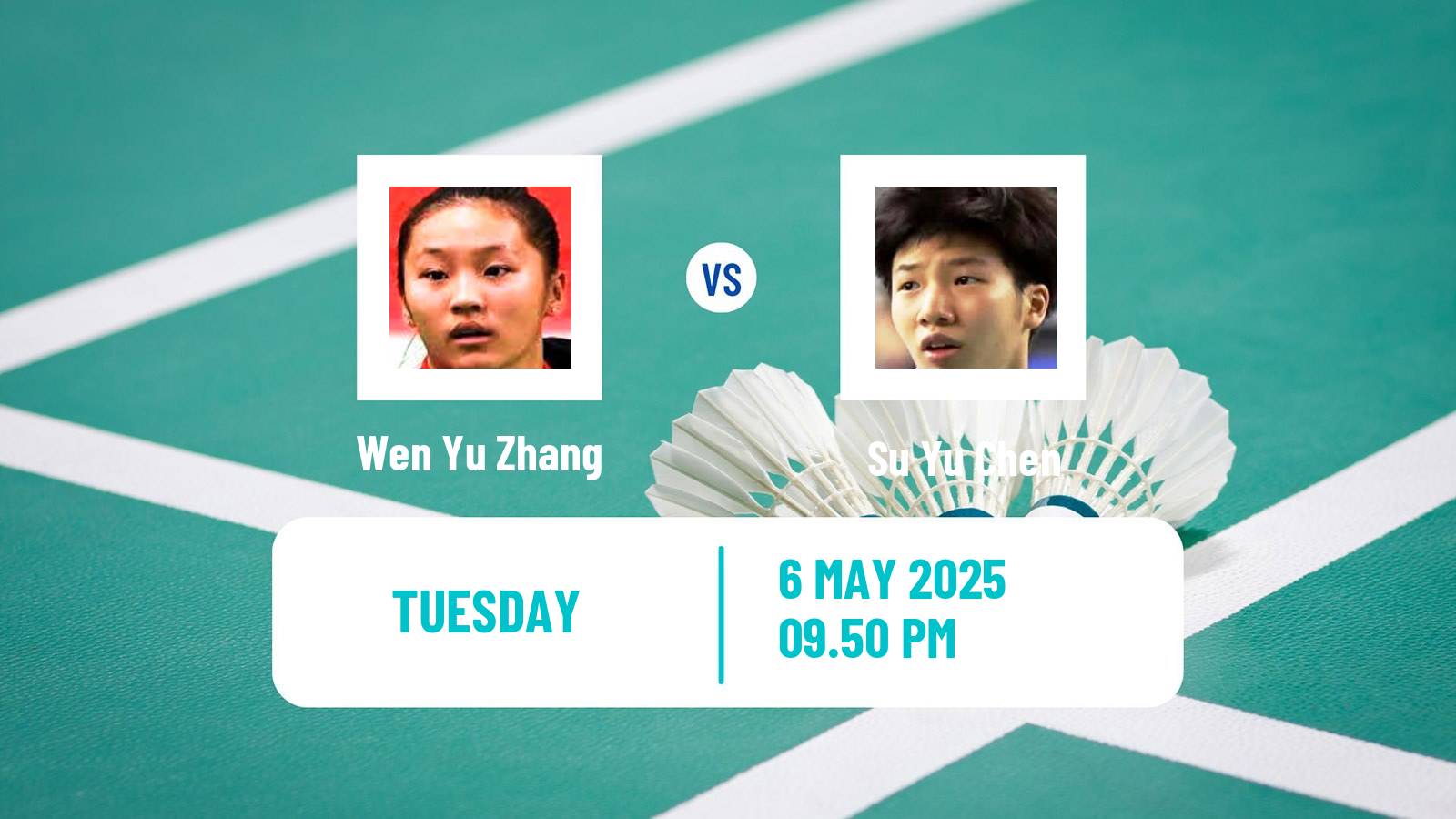 Badminton BWF World Tour Taipei Open Women Wen Yu Zhang - Su Yu Chen