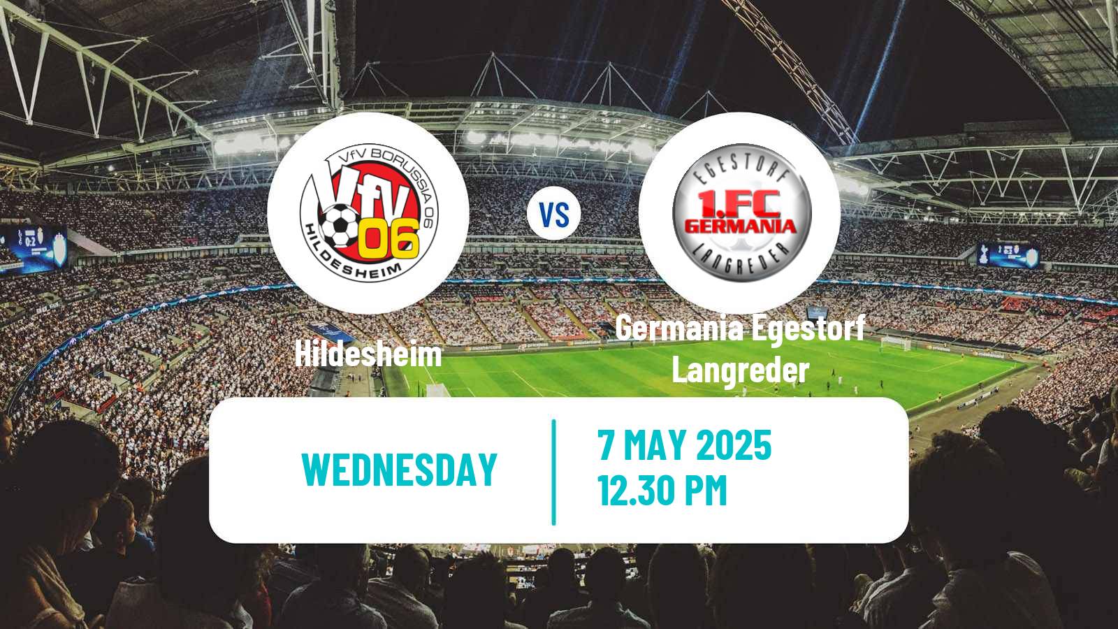 Soccer German Oberliga Niedersachsen Hildesheim - Germania Egestorf Langreder