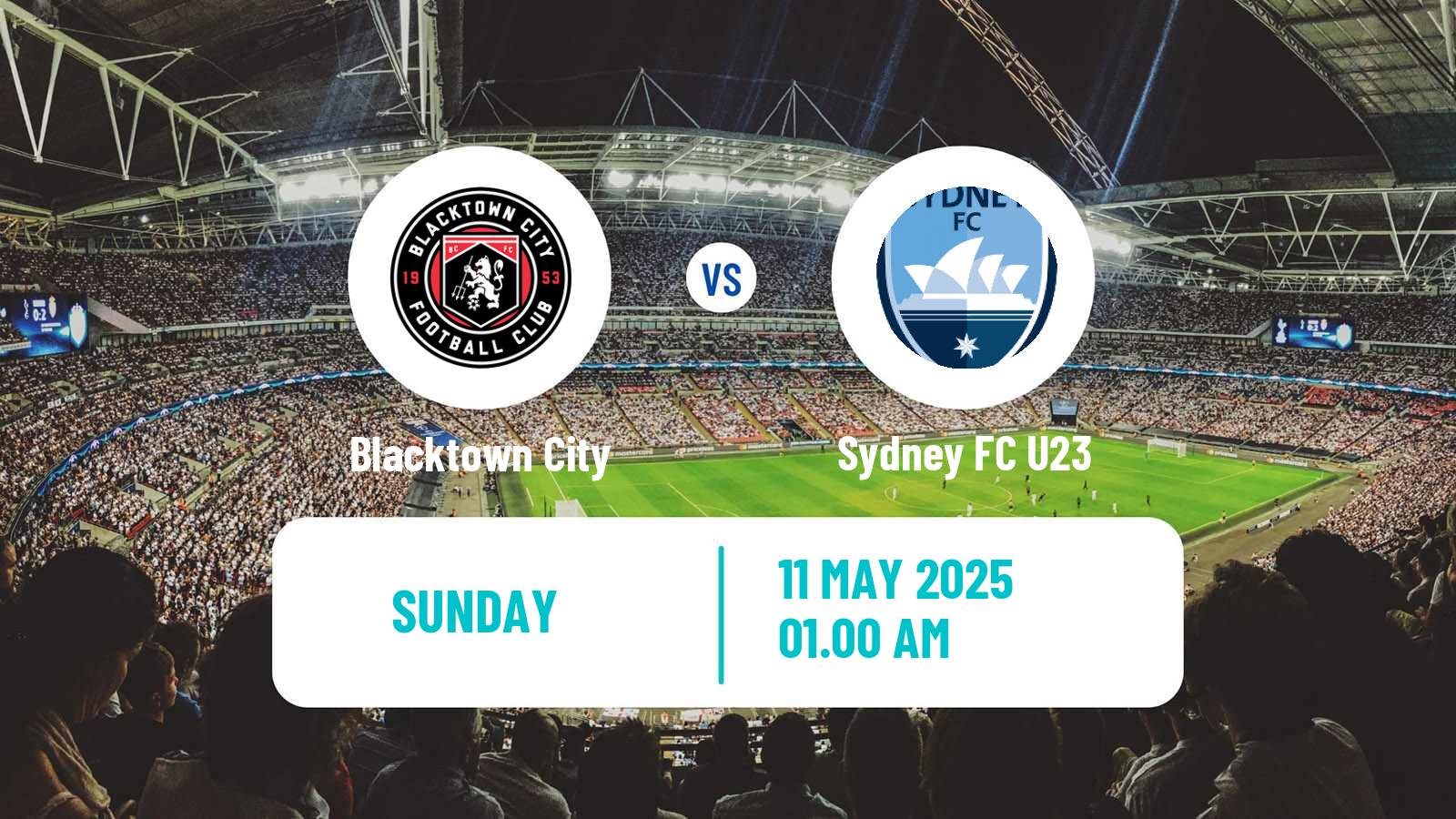 Soccer Australian NPL NSW Blacktown City - Sydney FC U23