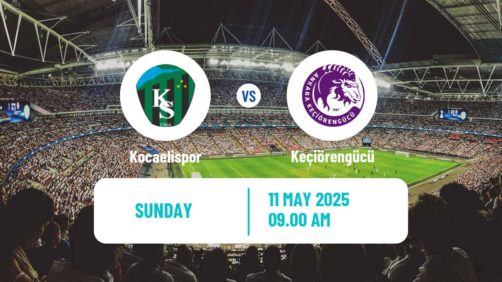Soccer Turkish First League Kocaelispor - Keçiörengücü