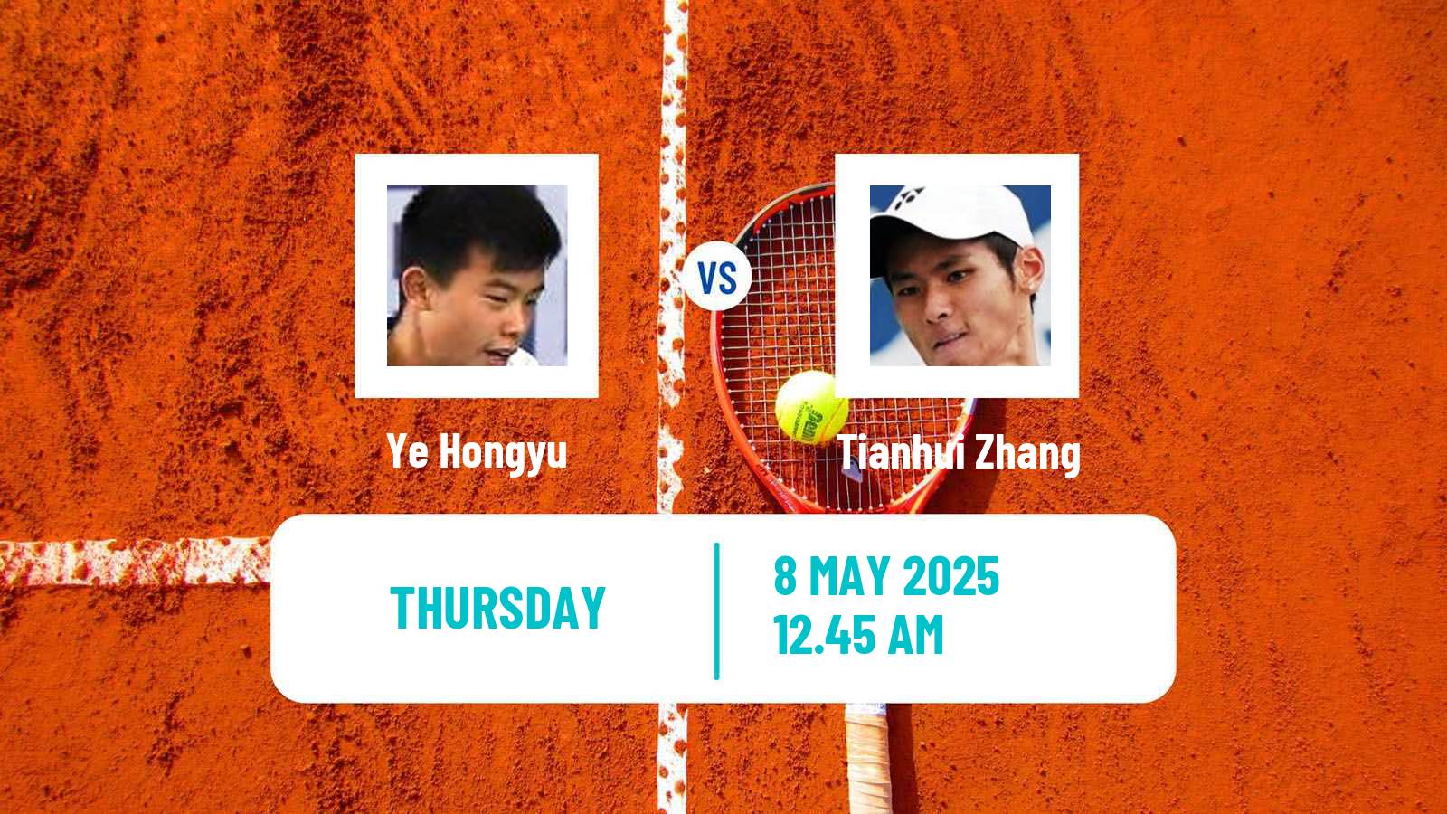 Tennis ITF M25 Baotou Men Ye Hongyu - Tianhui Zhang