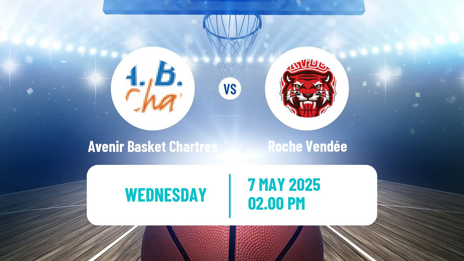 Basketball French LFB Avenir Basket Chartres - Roche Vendée