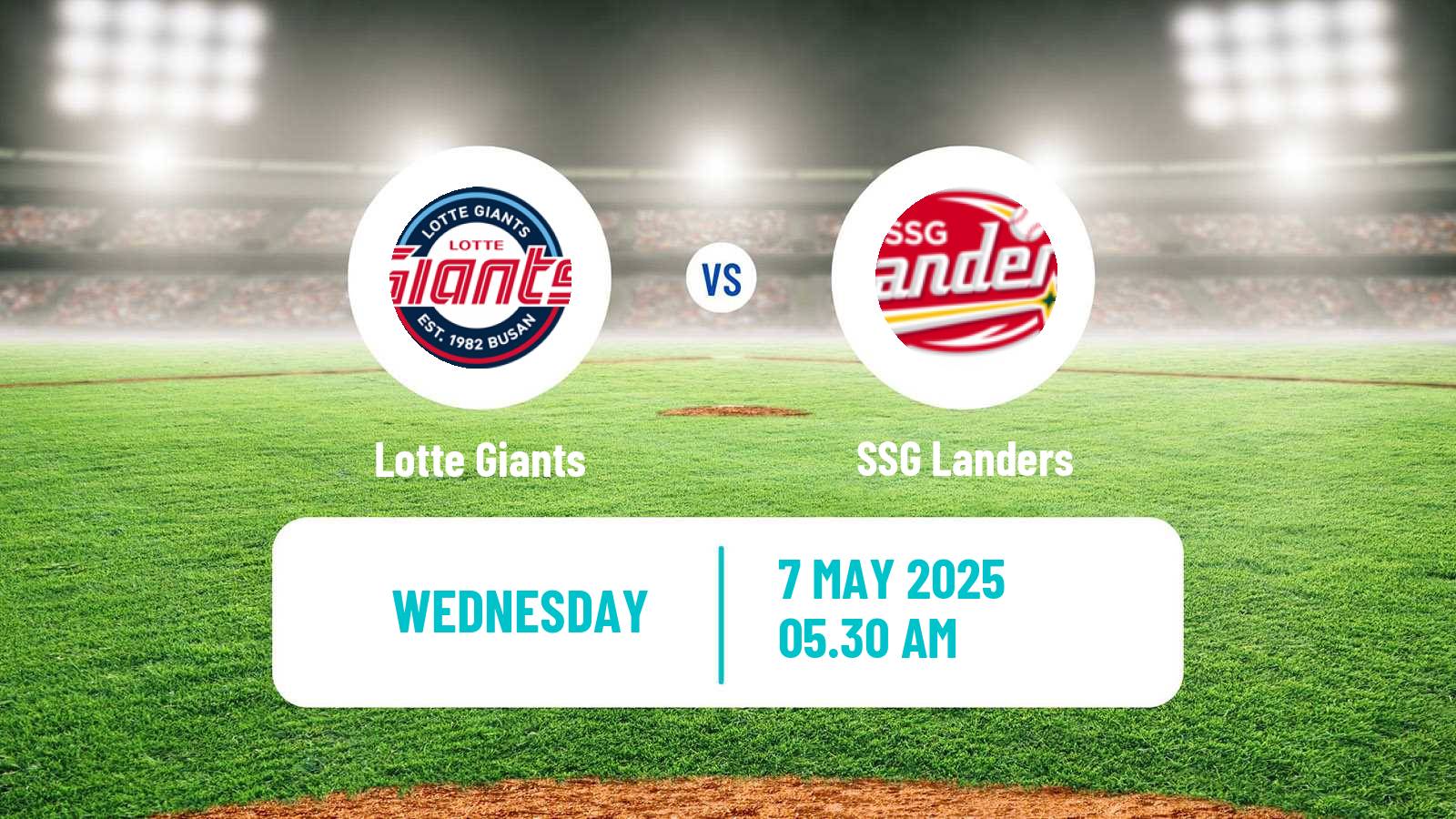 Baseball KBO Lotte Giants - SSG Landers