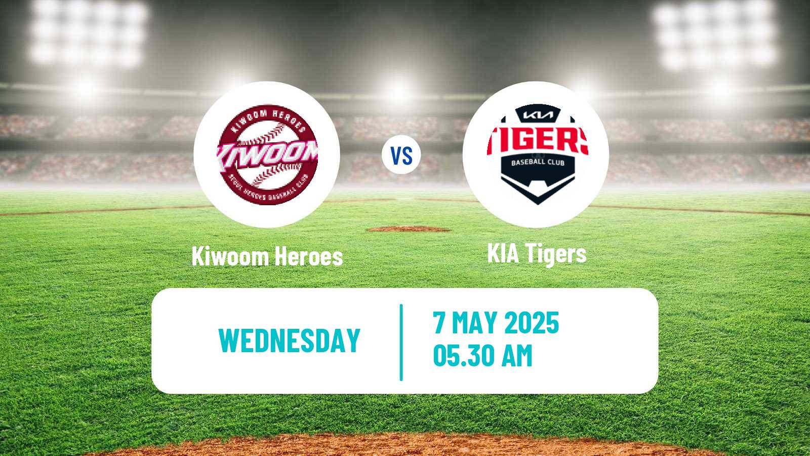 Baseball KBO Kiwoom Heroes - KIA Tigers