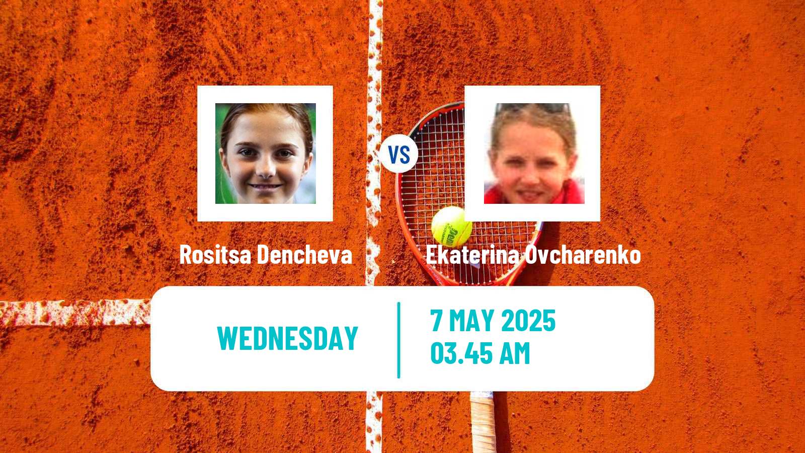 Tennis ITF W50 Lopota 2 Women 2025 Rositsa Dencheva - Ekaterina Ovcharenko
