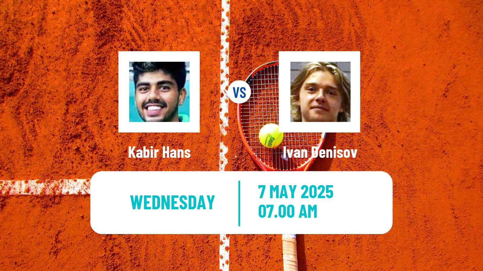 Tennis ITF M15 Tehran Men Kabir Hans - Ivan Denisov