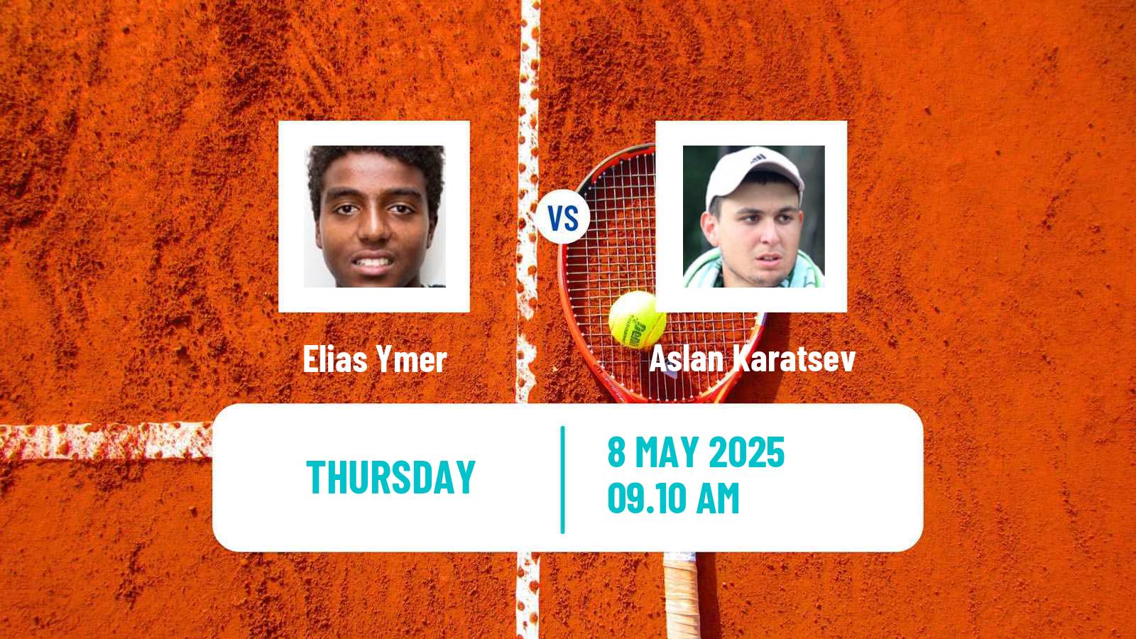 Tennis Francavilla Challenger Men Elias Ymer - Aslan Karatsev