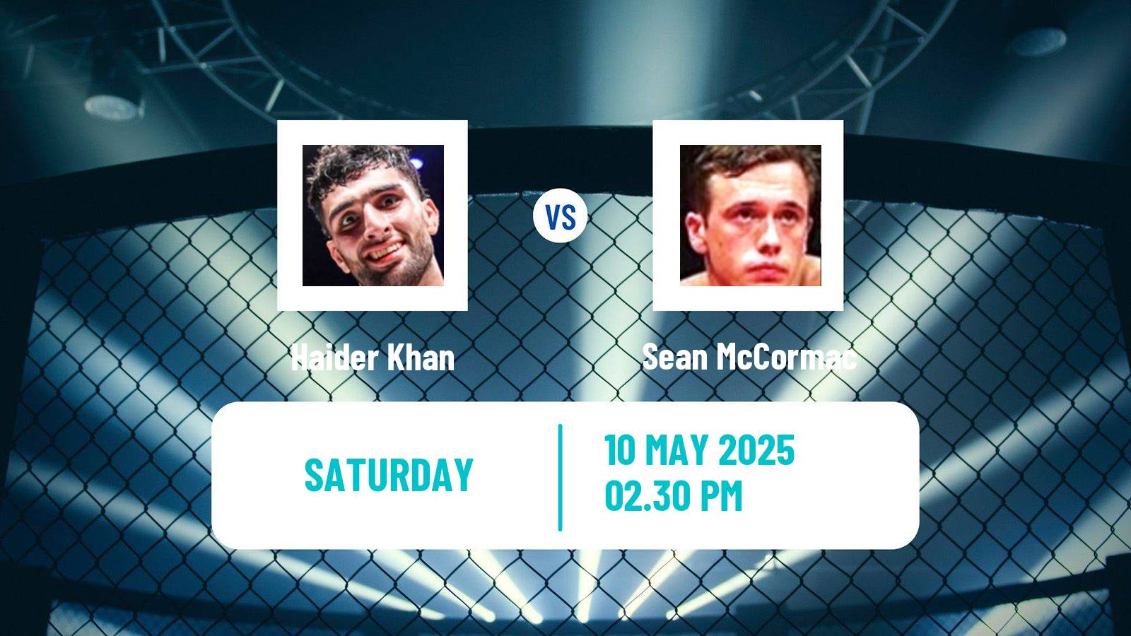 MMA Middleweight Pfl Europe Men Haider Khan - Sean McCormac