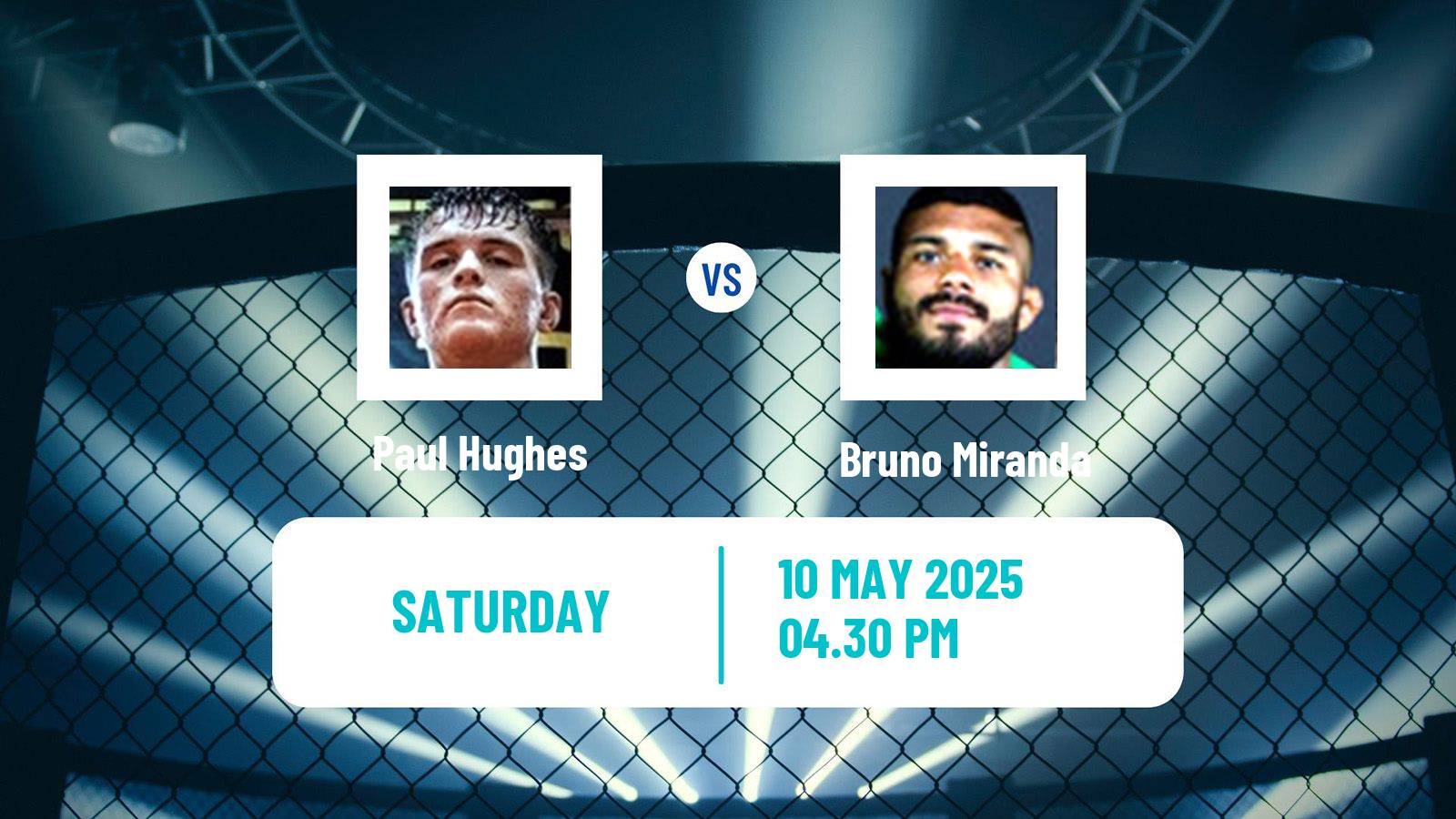 MMA Lightweight Pfl Europe Men Paul Hughes - Bruno Miranda
