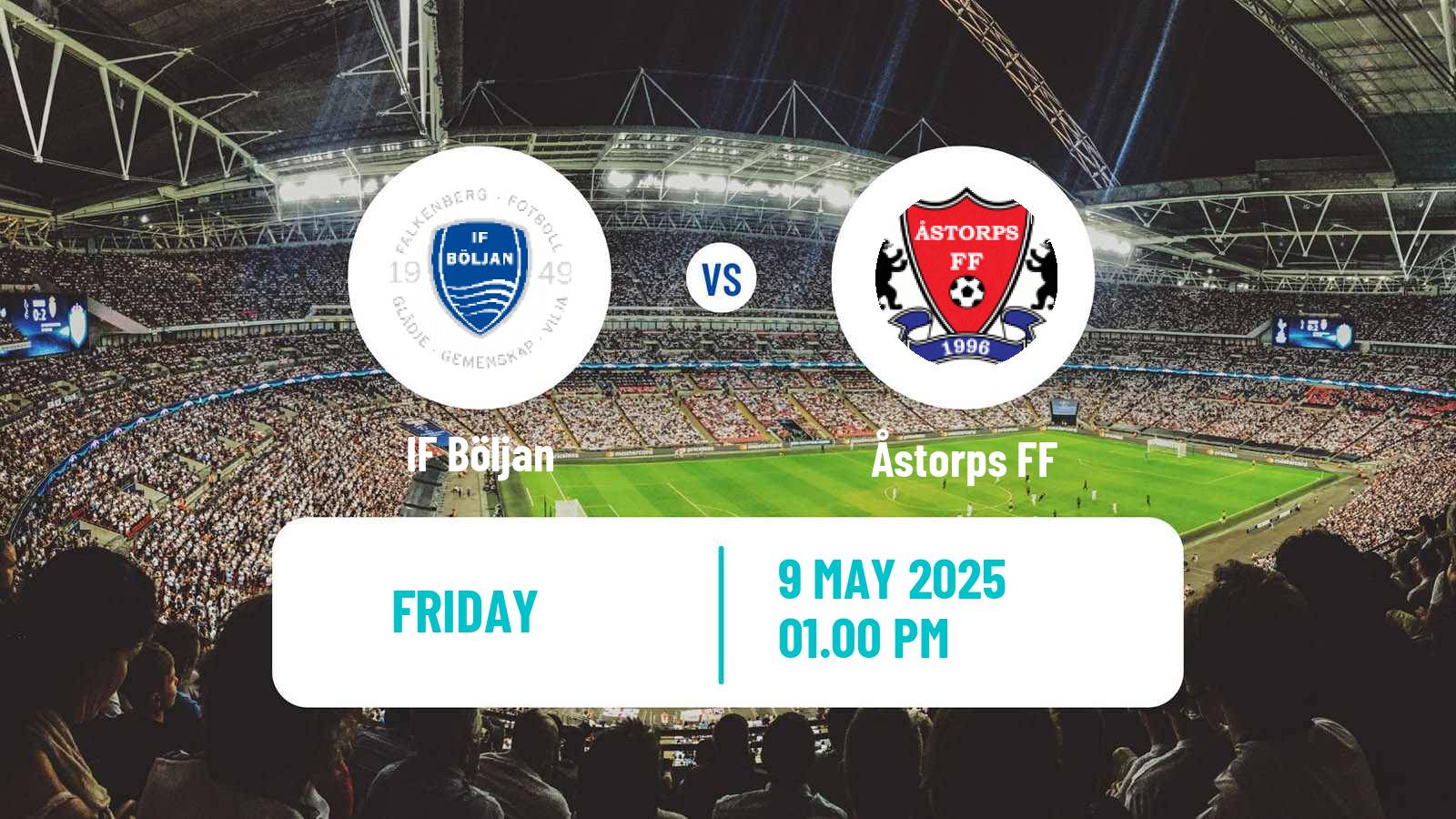 Soccer Swedish Division 2 - Västra Götaland Böljan - Åstorps
