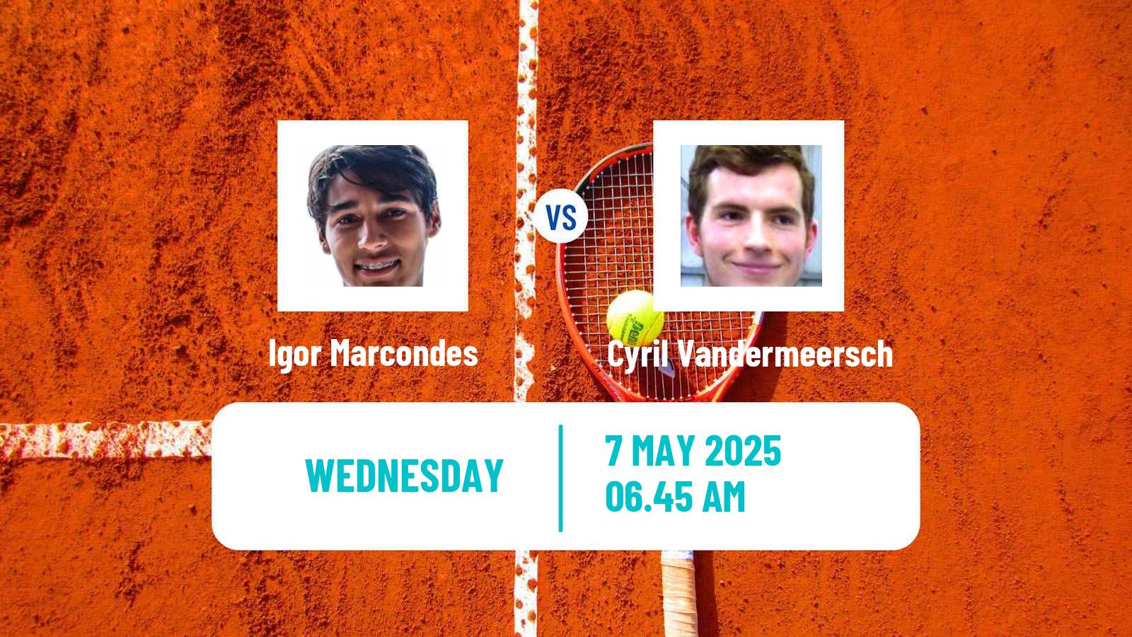 Tennis ITF M15 Monastir 18 Men Igor Marcondes - Cyril Vandermeersch