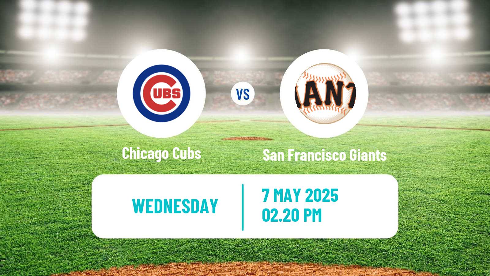 Baseball MLB Chicago Cubs - San Francisco Giants