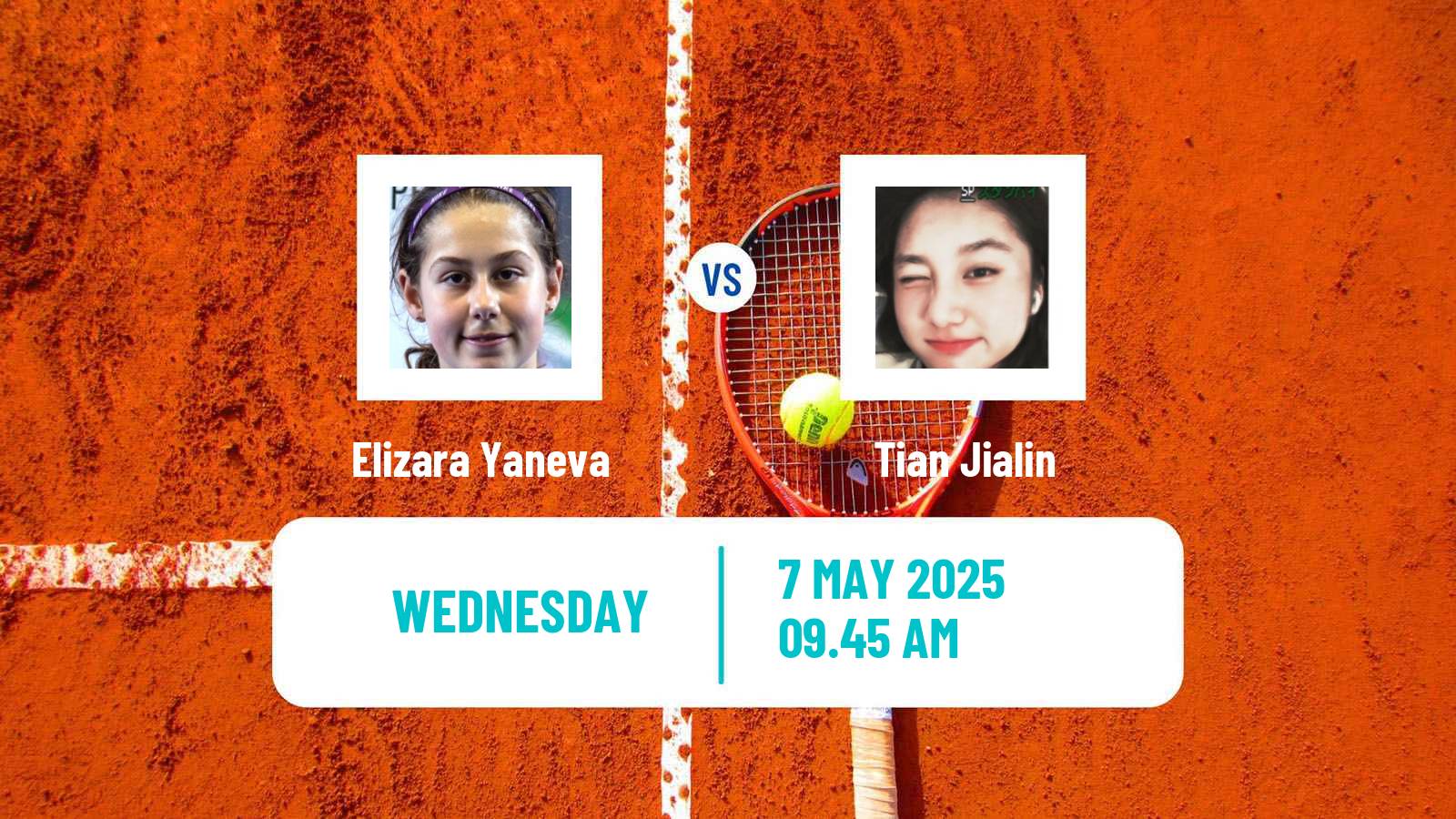 Tennis ITF W35 Platja D Aro Women Elizara Yaneva - Tian Jialin