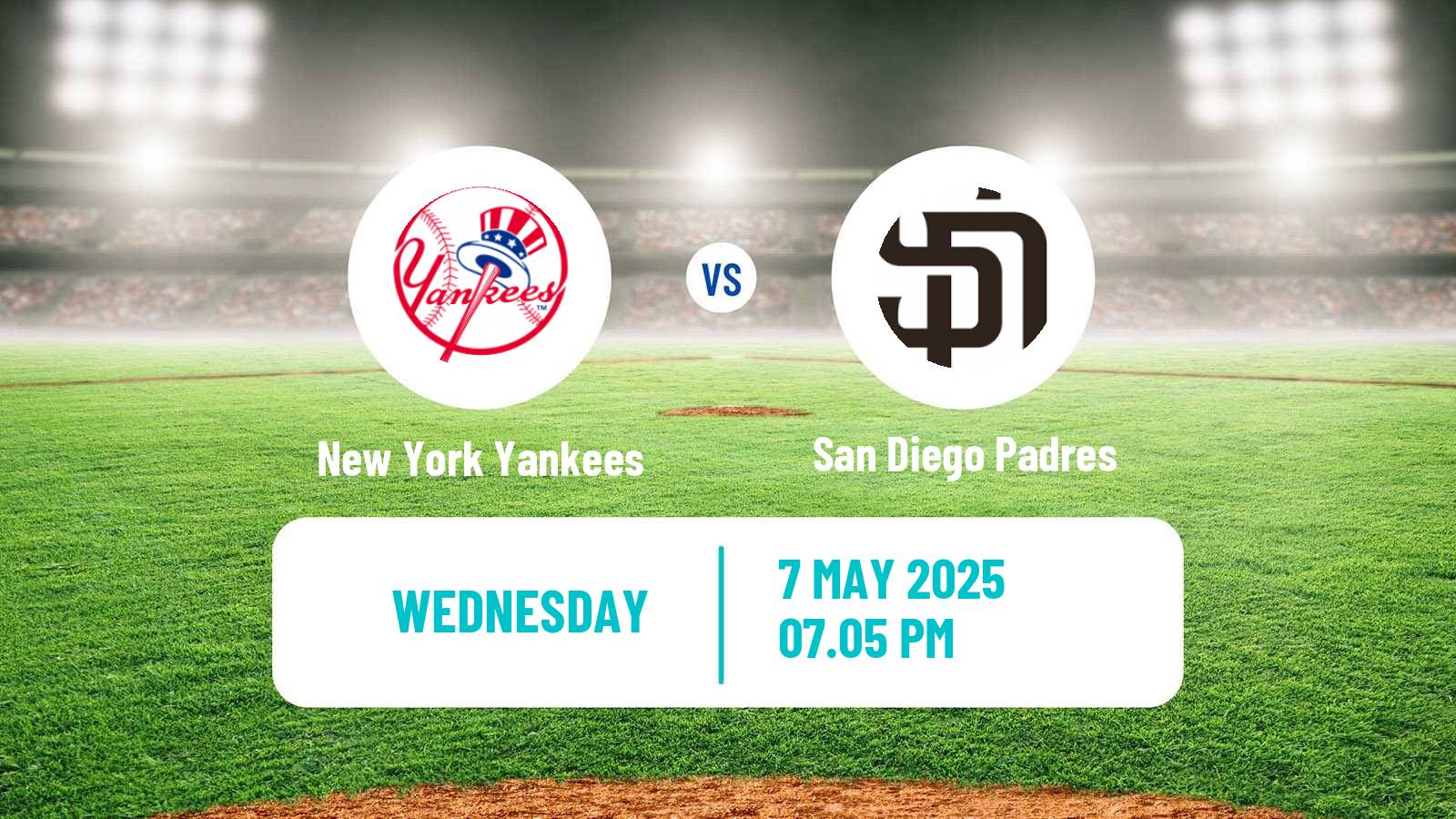 Baseball MLB New York Yankees - San Diego Padres