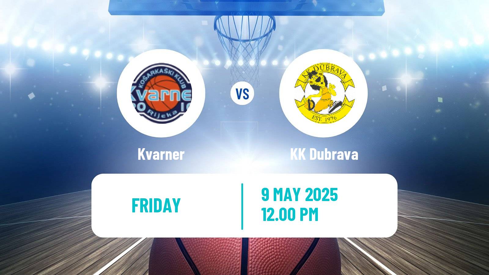 Basketball Croatian Premijer Liga Basketball Kvarner - Dubrava