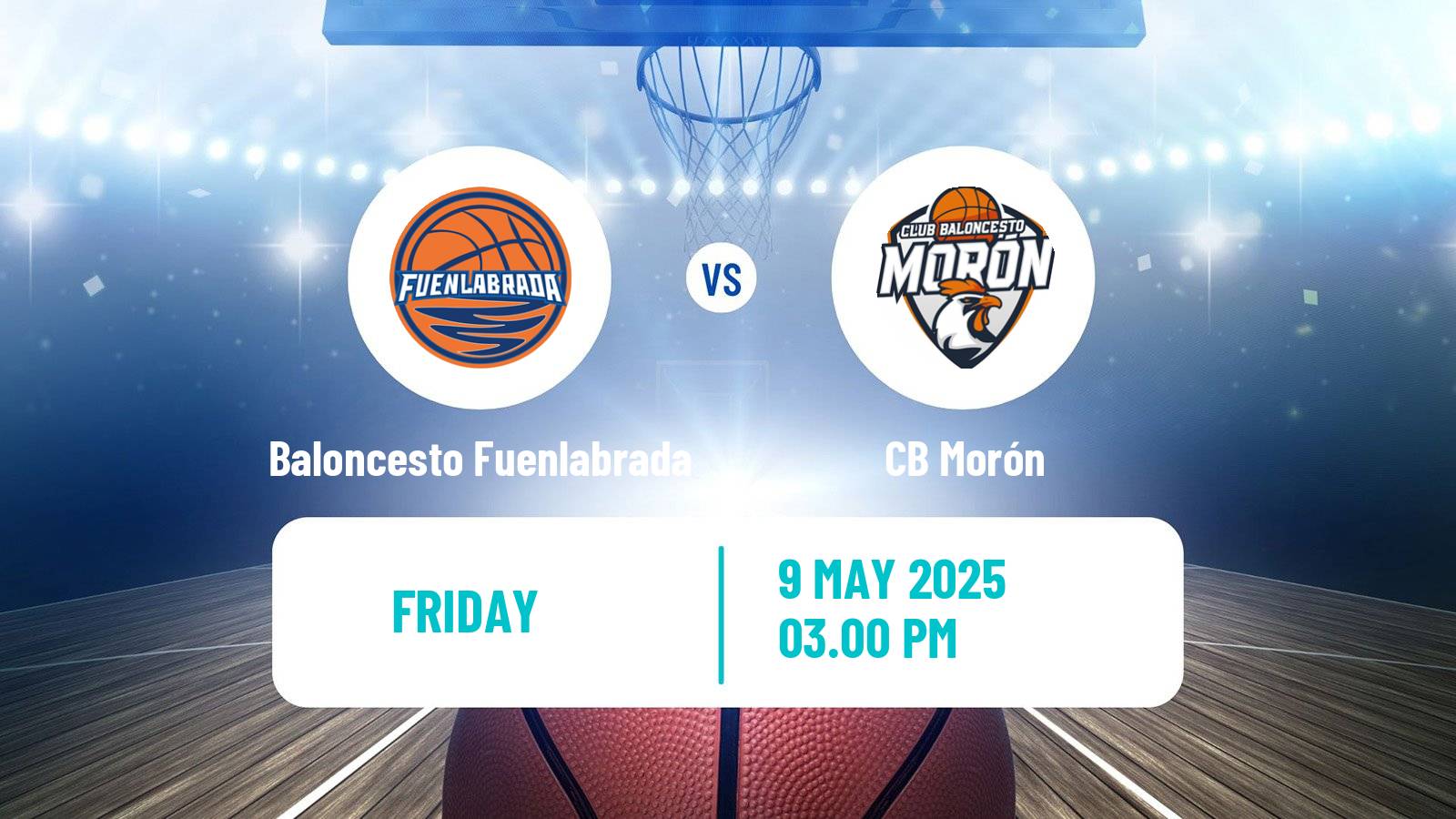 Basketball Spanish LEB Oro Baloncesto Fuenlabrada - Morón