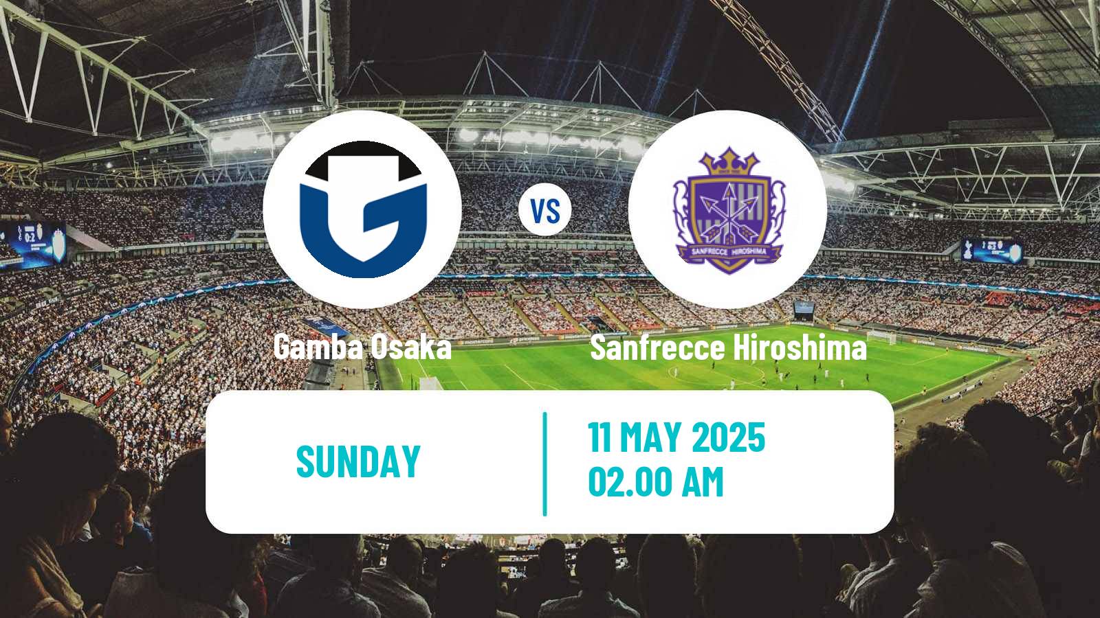 Soccer Japan J1 League Gamba Osaka - Sanfrecce Hiroshima