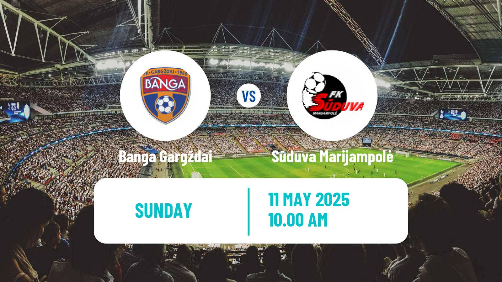Soccer Lithuanian A Lyga Banga Gargždai - Sūduva Marijampolė