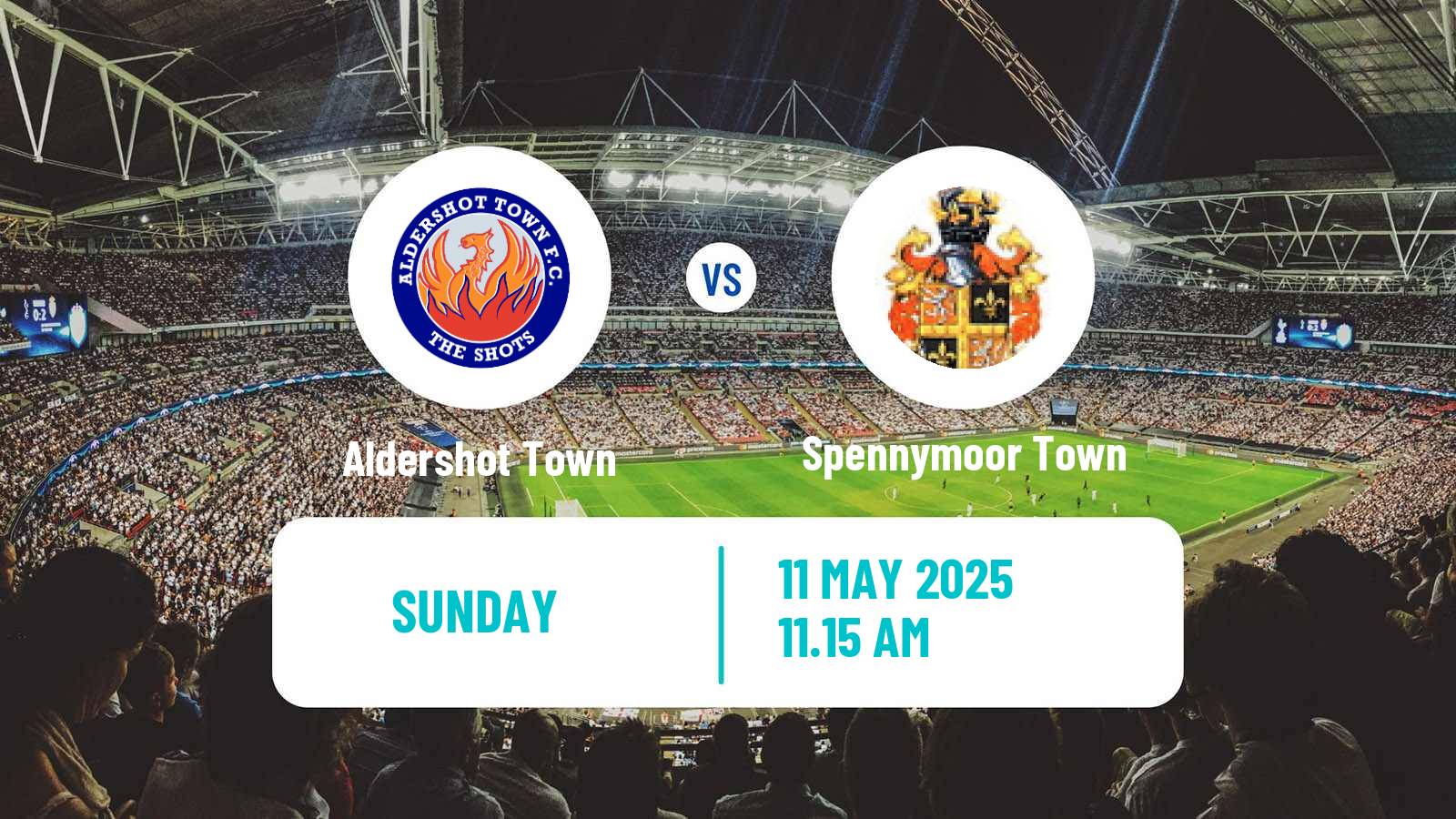 Soccer English FA Trophy Aldershot Town - Spennymoor Town