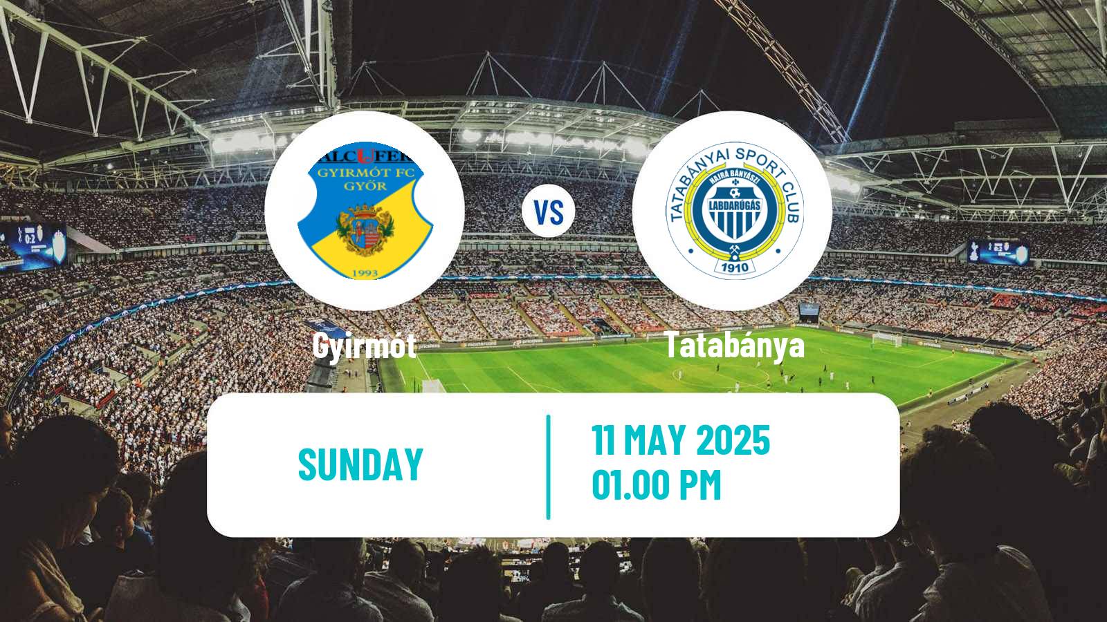 Soccer Hungarian NB II Gyirmót - Tatabánya