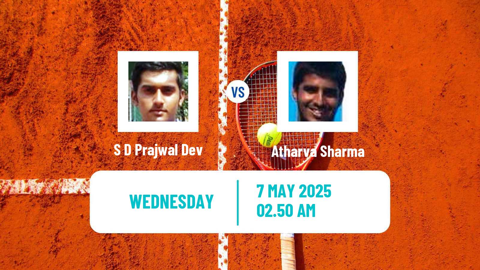 Tennis ITF M15 Tehran Men S D Prajwal Dev - Atharva Sharma