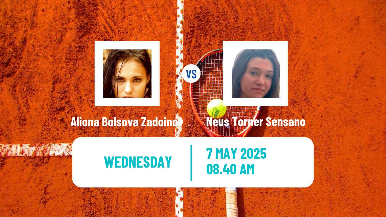 Tennis ITF W35 Platja D Aro Women Aliona Bolsova Zadoinov - Neus Torner Sensano