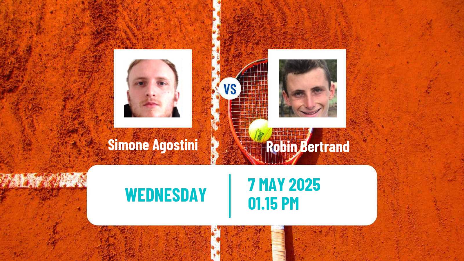 Tennis ITF M25 Kursumlijska Banja Men Simone Agostini - Robin Bertrand