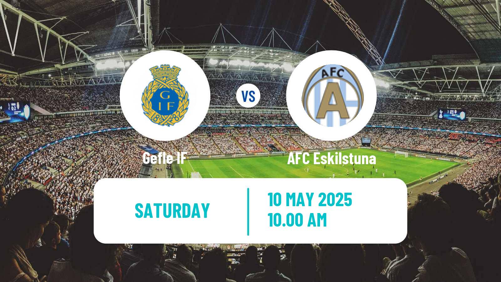Soccer Swedish Division 1 Norra Gefle - AFC Eskilstuna