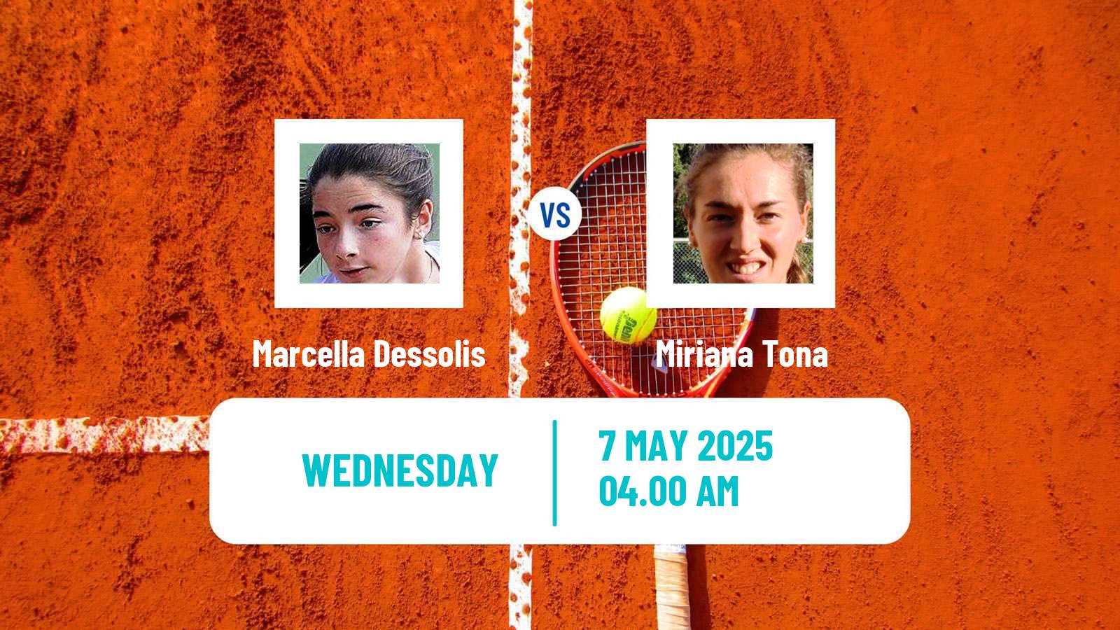 Tennis ITF W35 Santa Margherita Di Pula 6 Women Marcella Dessolis - Miriana Tona