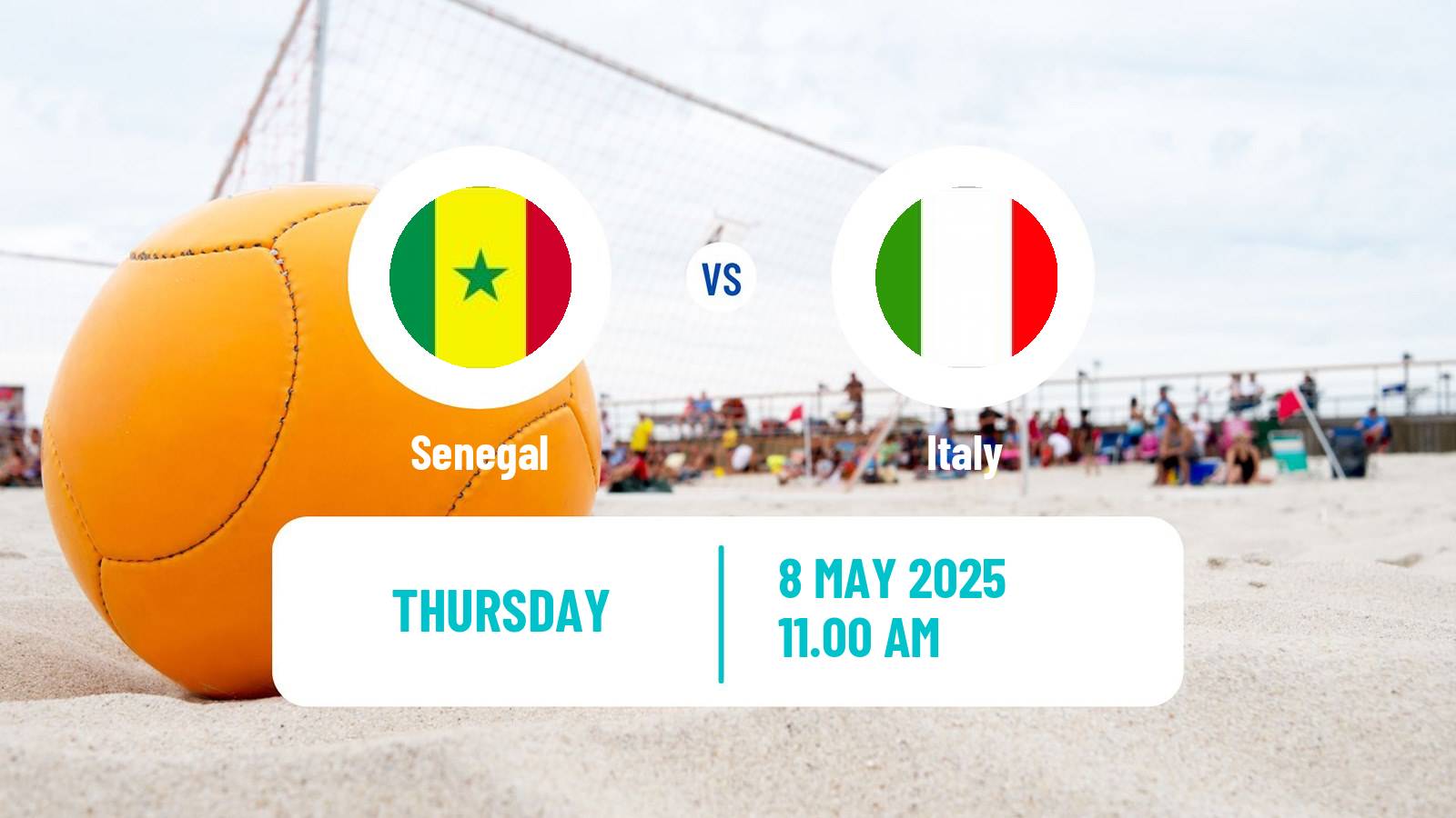 Beach soccer World Cup Senegal - Italy